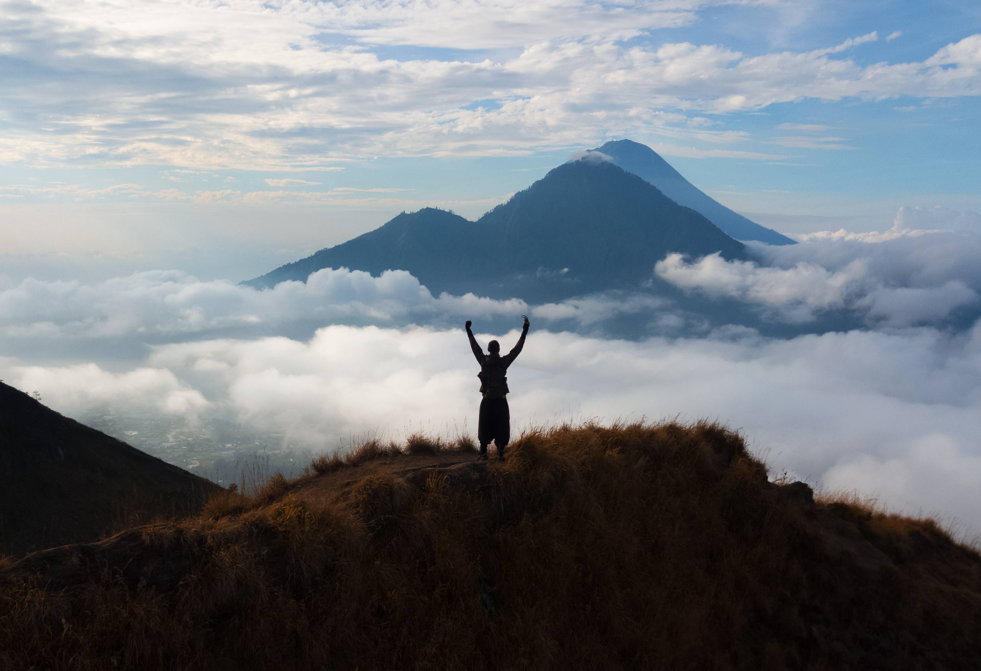 Batur vulkaan op Bali