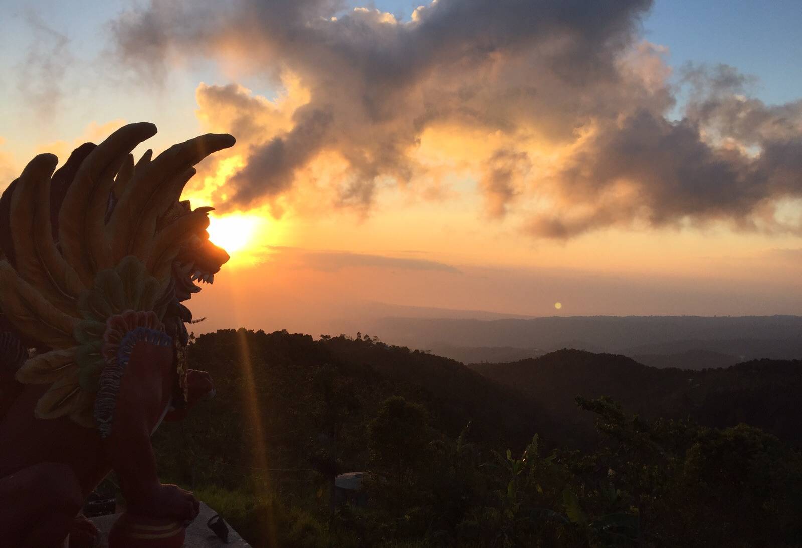 Zonsondergang Munduk Bali