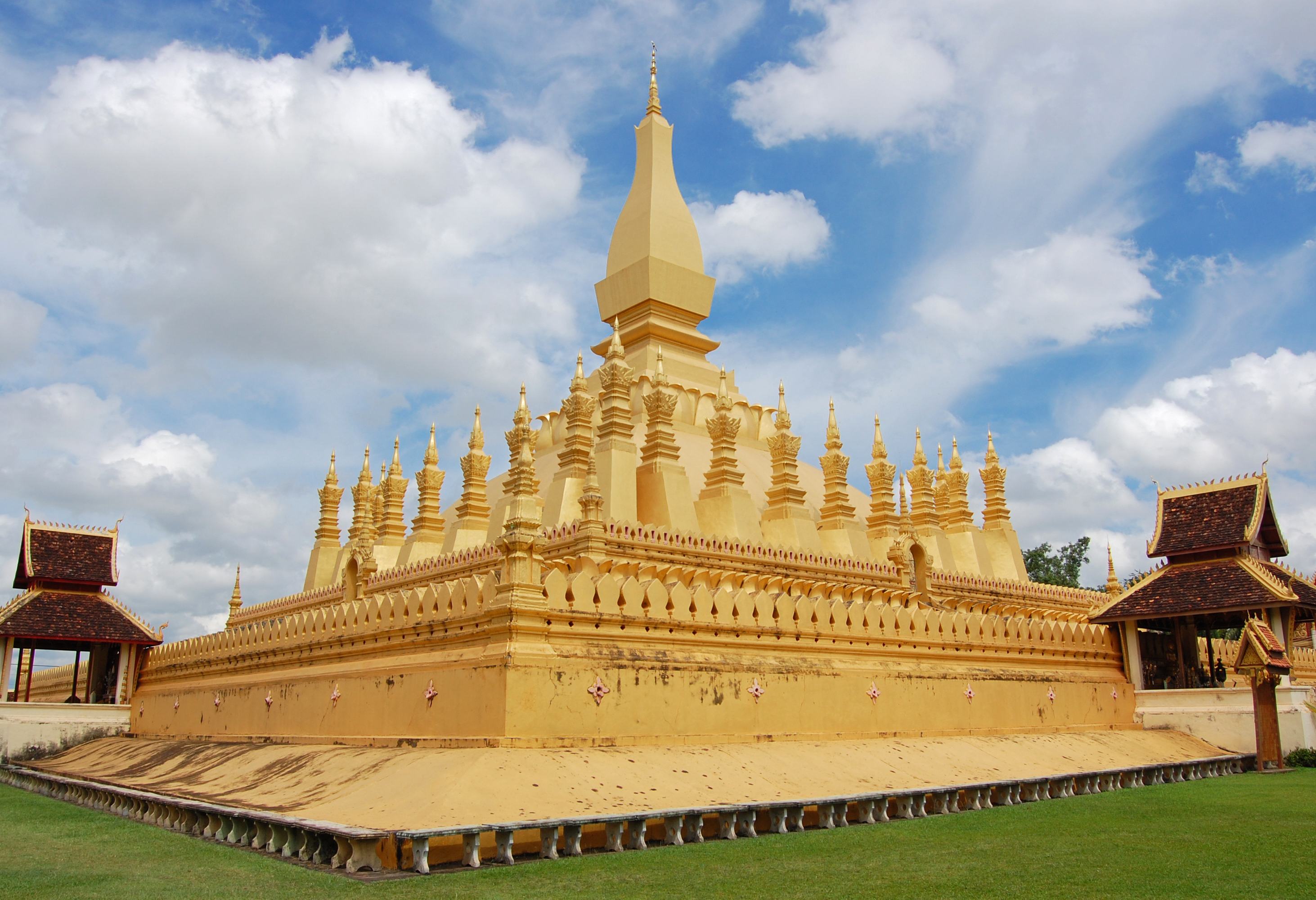 Pha That Luang in Vientiane, Laos