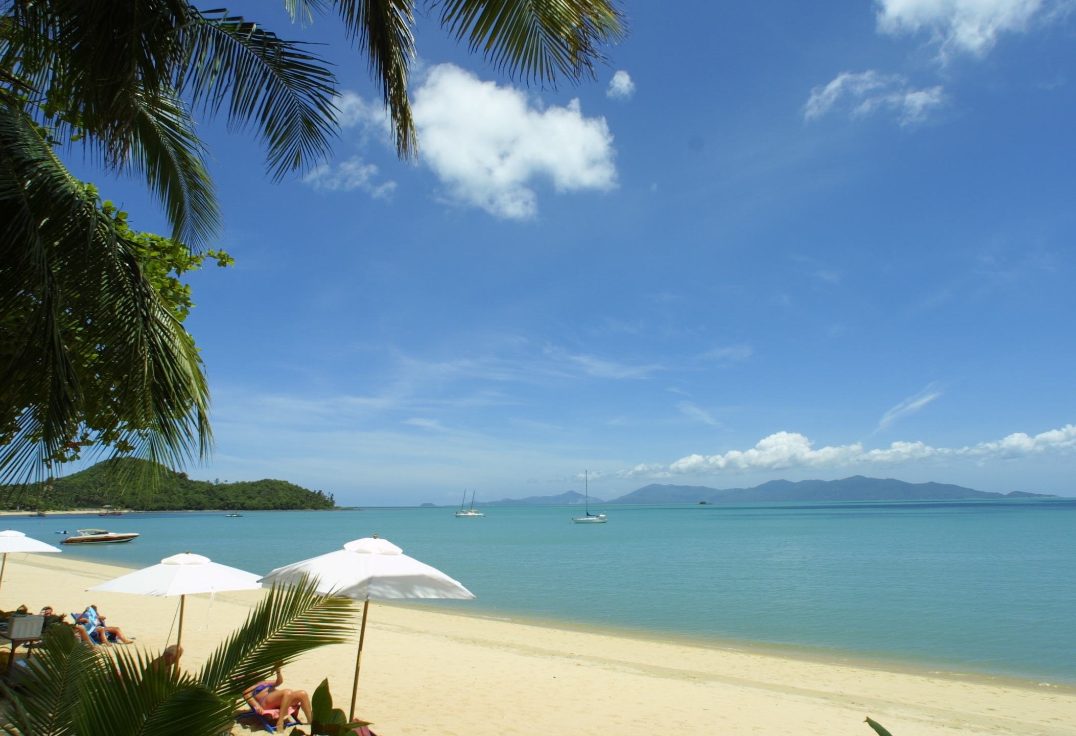 Strand bij het Lawana Resort op Koh Samui, Thailand
