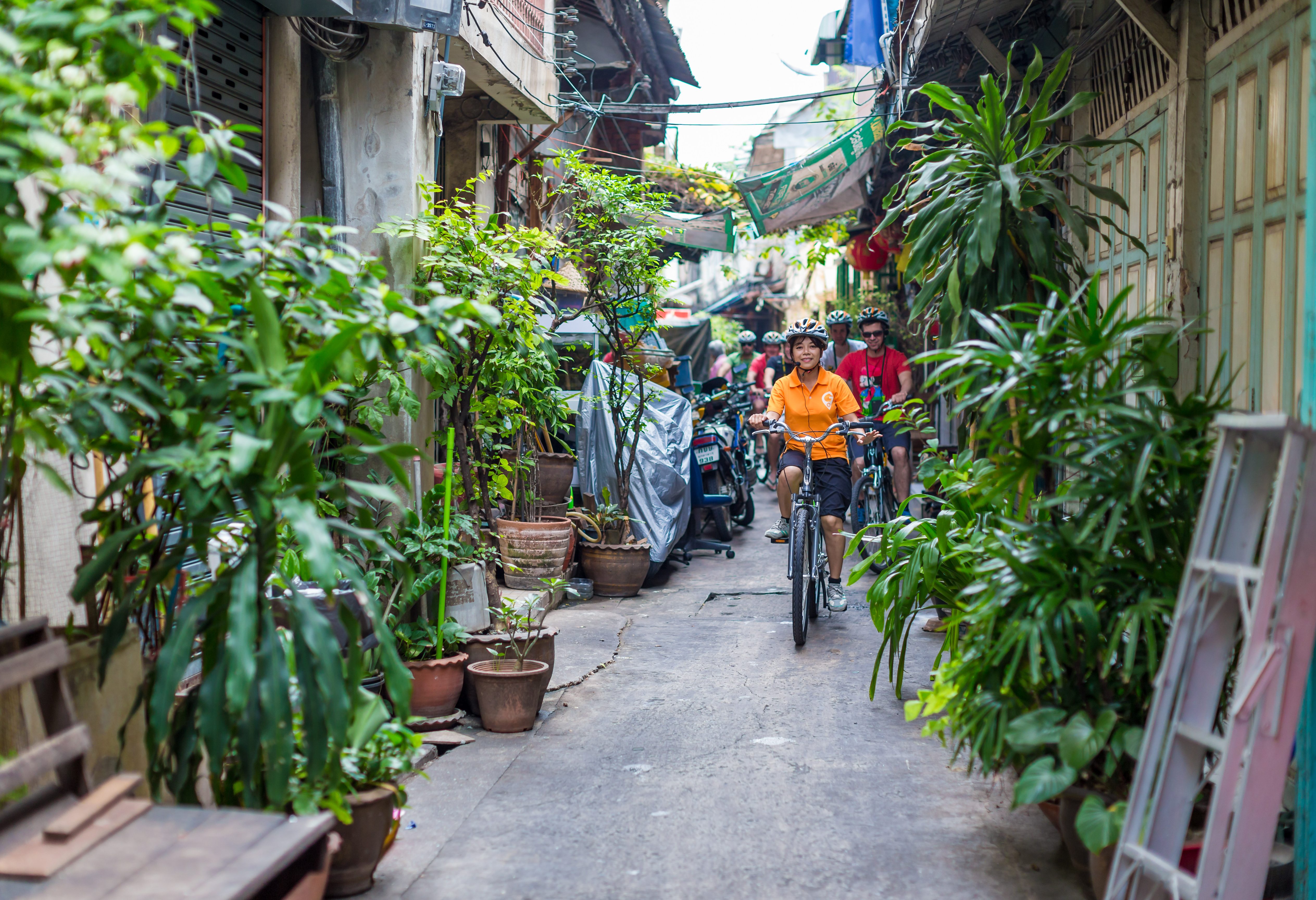 Fietstour in Bangkok, Thailand
