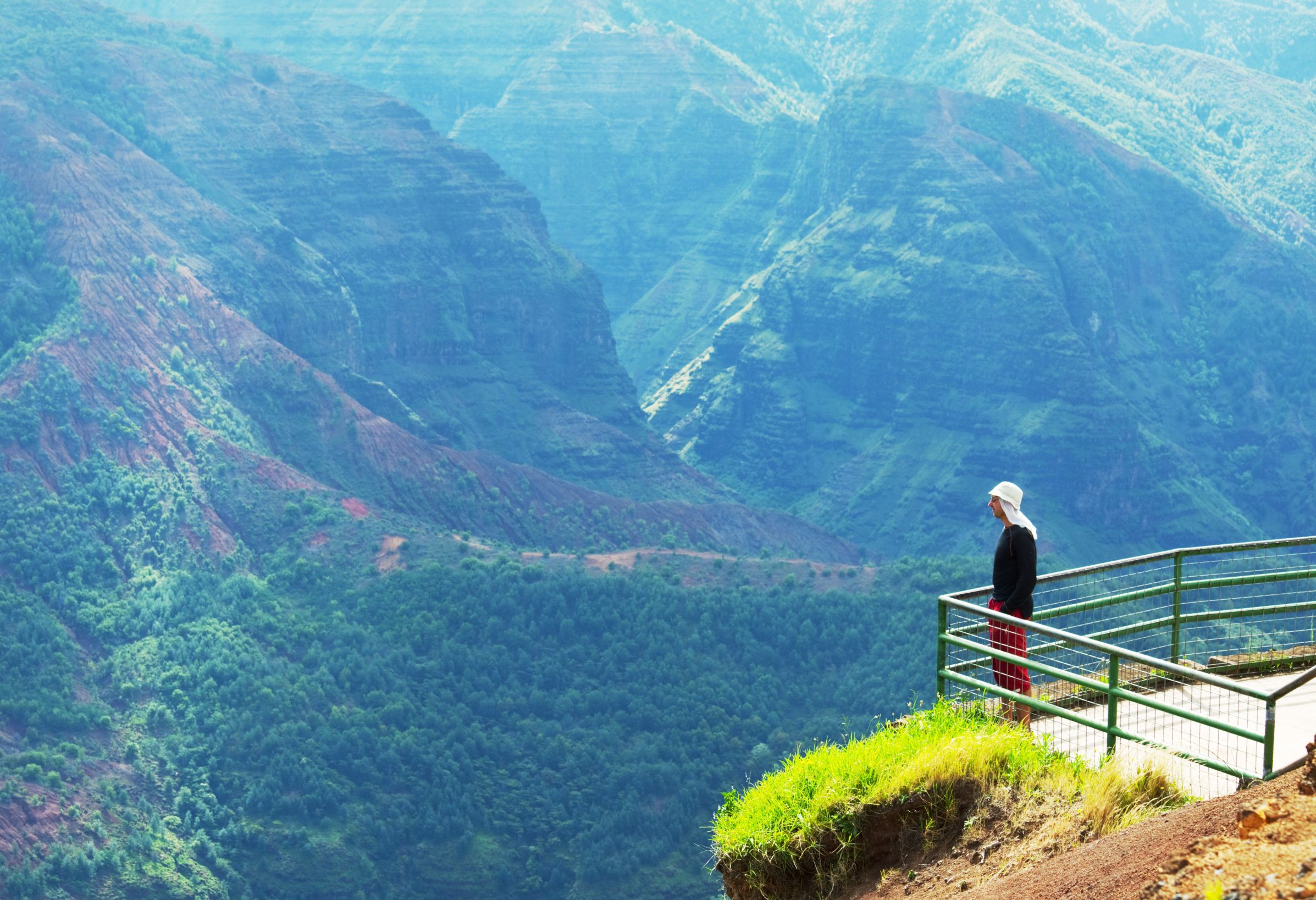 Waimea Canyon op Kauai Hawaii