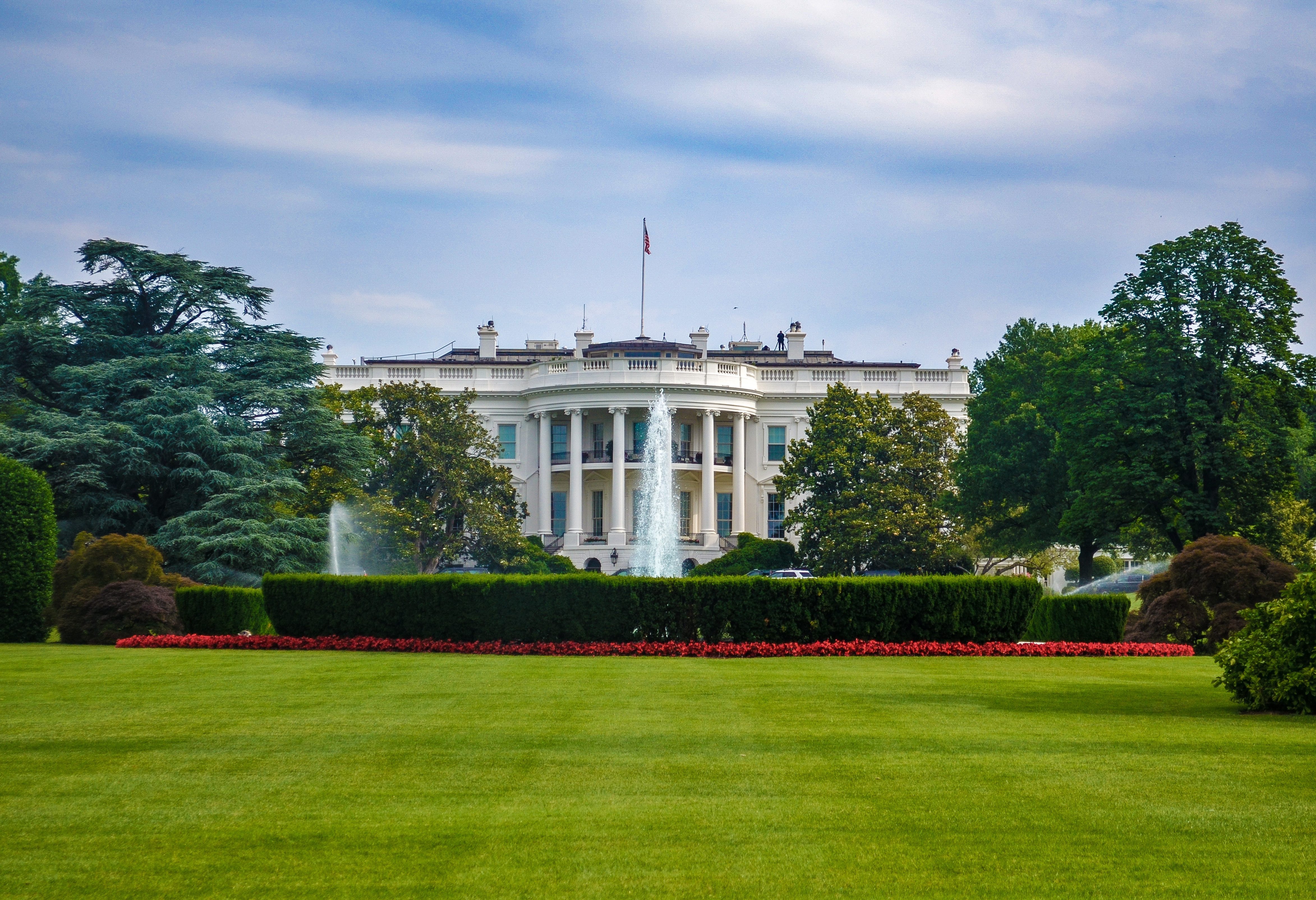 Het witte huis in Washington DC