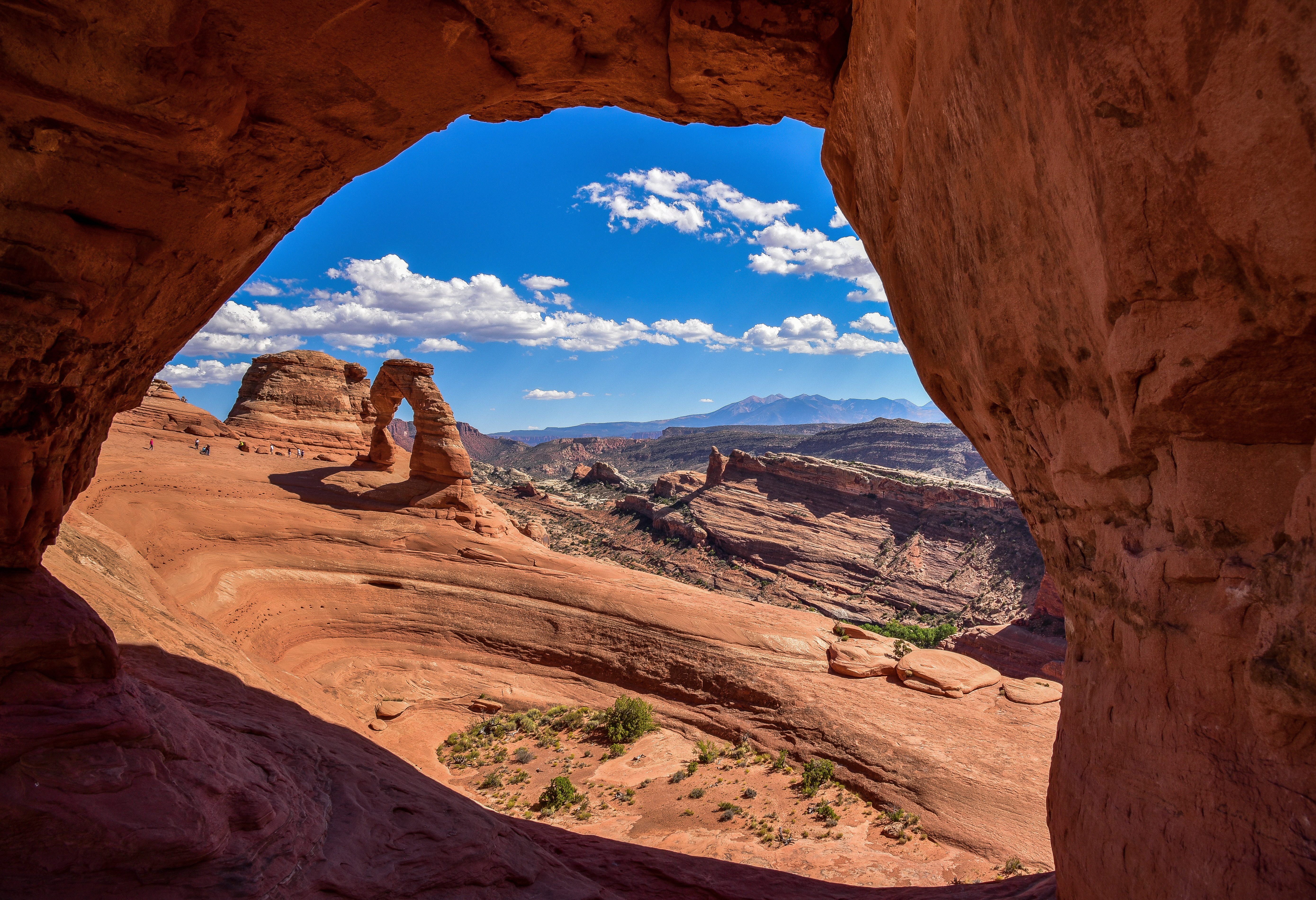 Doorkijk in Arches National Park