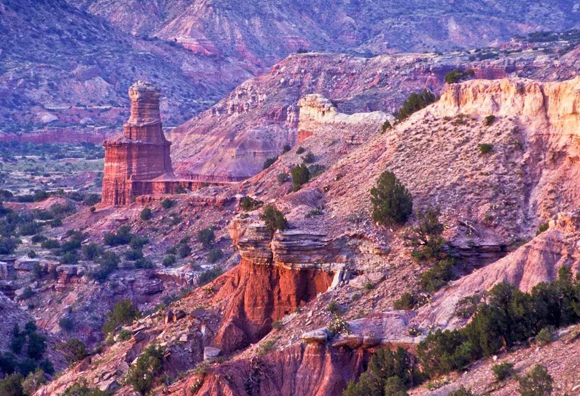 Lighthouse Peak in Palo Duro Canyon in Texas