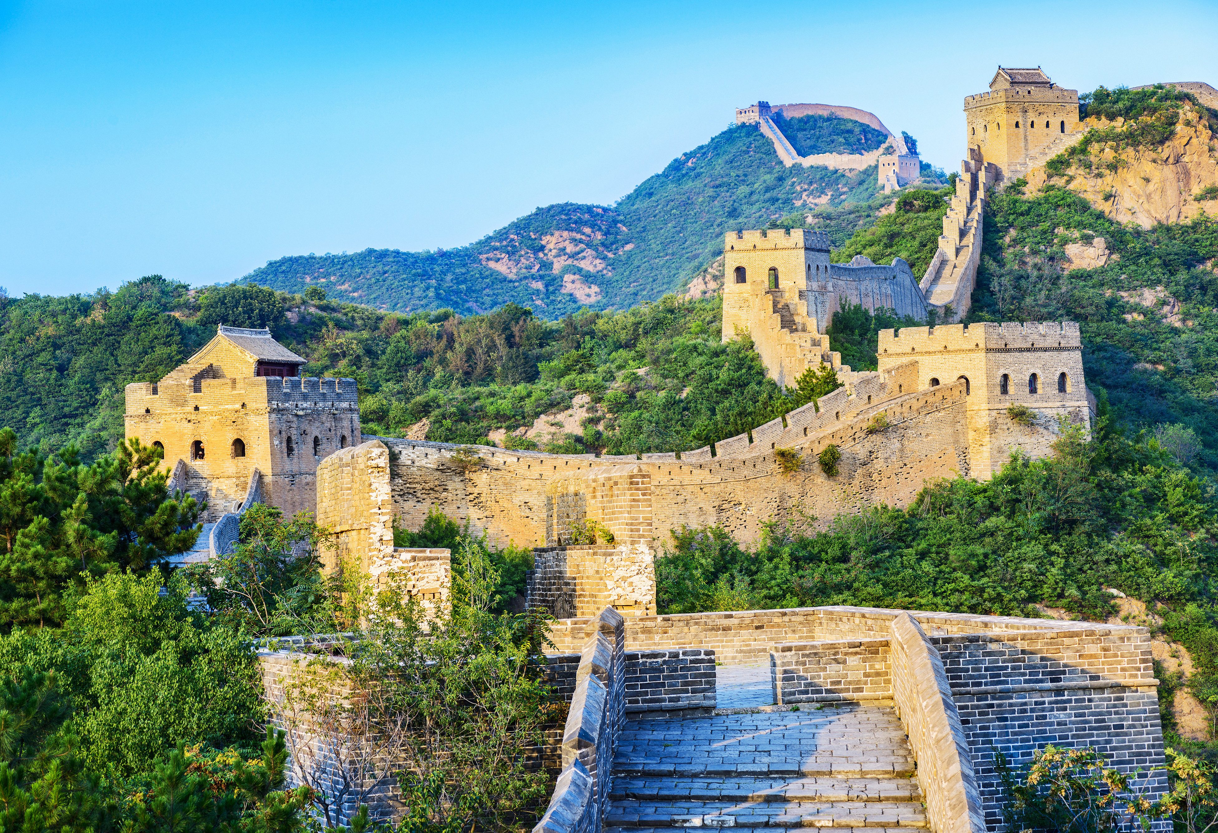 De Chinese Muur in China