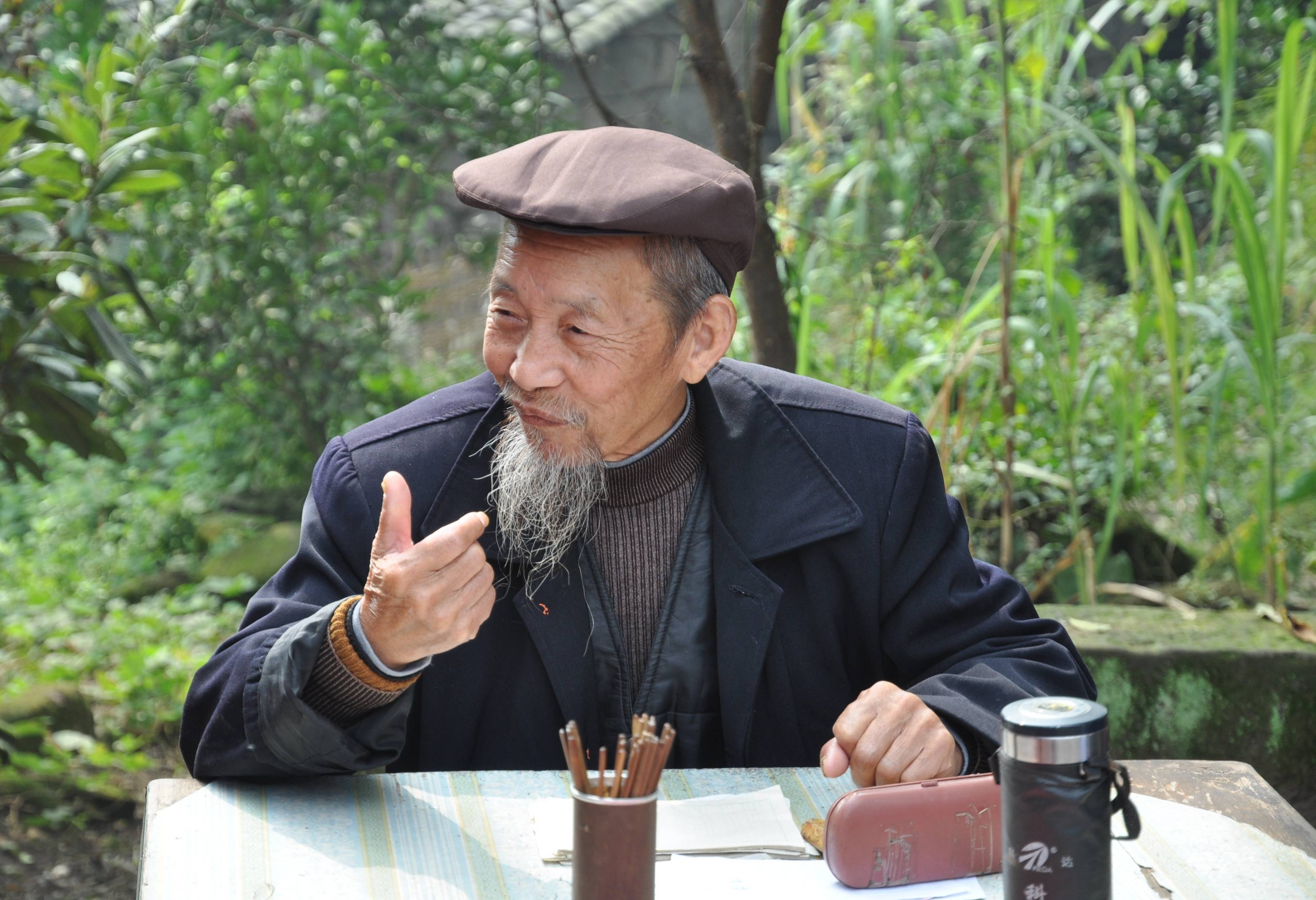 Chinese tekenaar in Xian