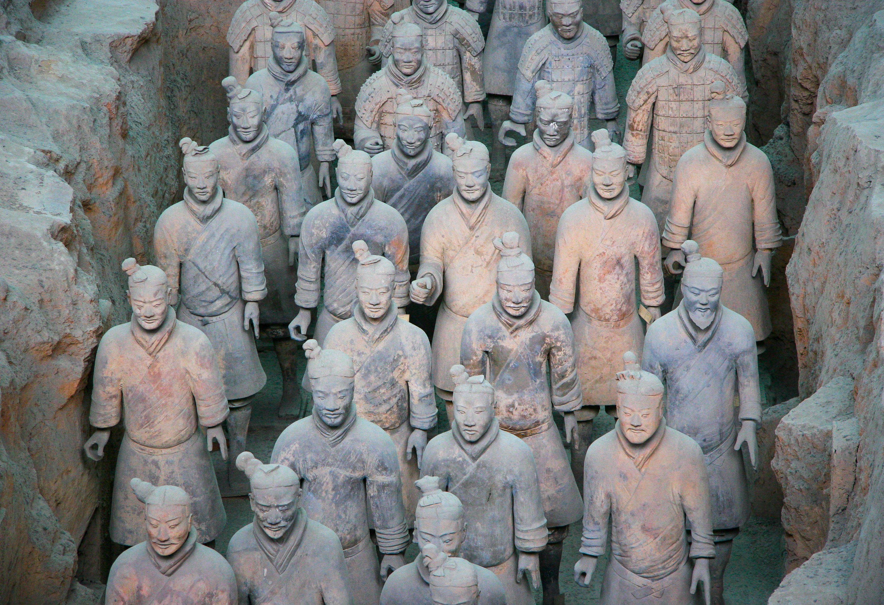 Terracotta Leger in Xian in China