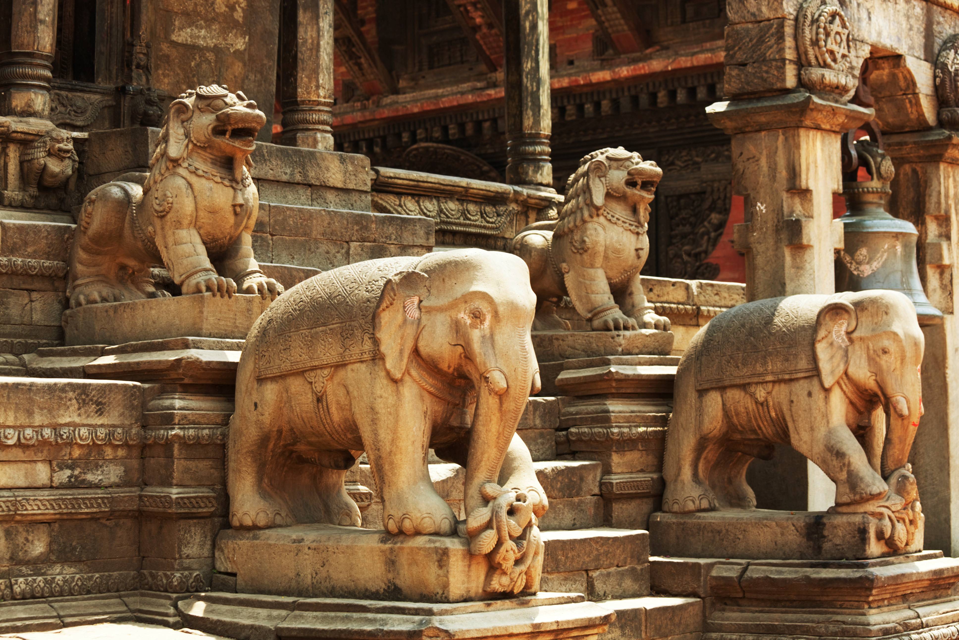 Siddhi Laxmi tempel in Bhaktapur in Nepal