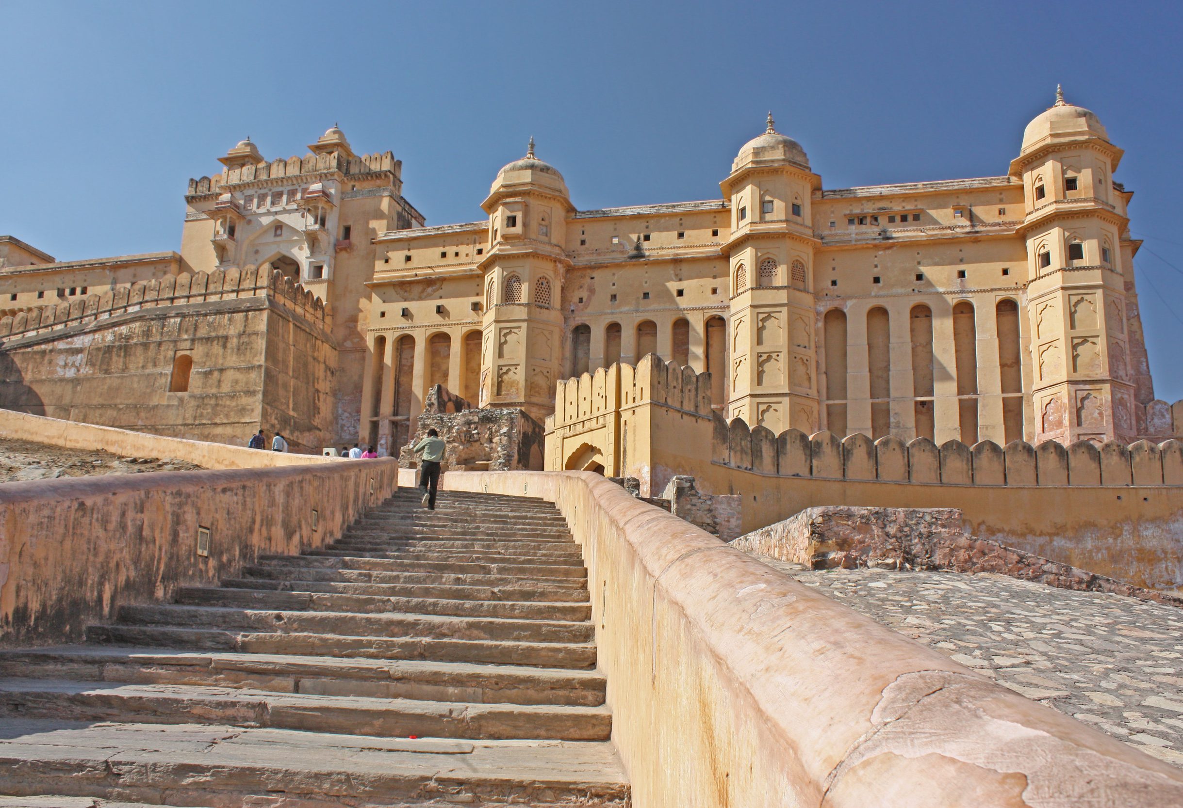 Het Amber Fort bij Jaipur