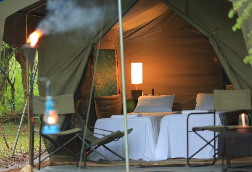 Big Camp Safari Tent in Sri Lanka