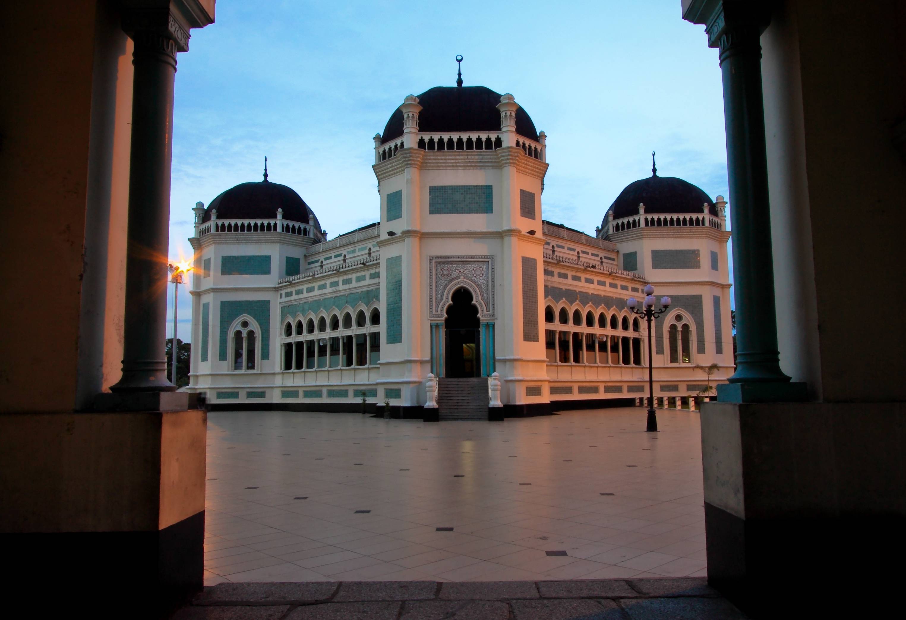 Grote moskee Medan Sumatra