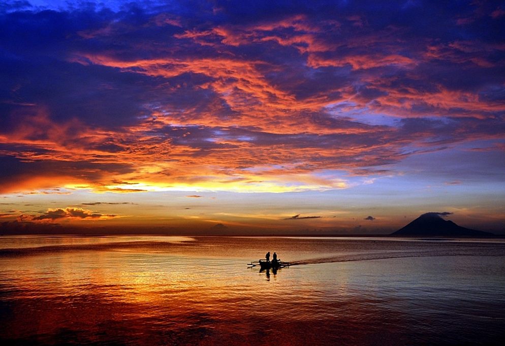 Zonsondergang Bunaken Sulawesi