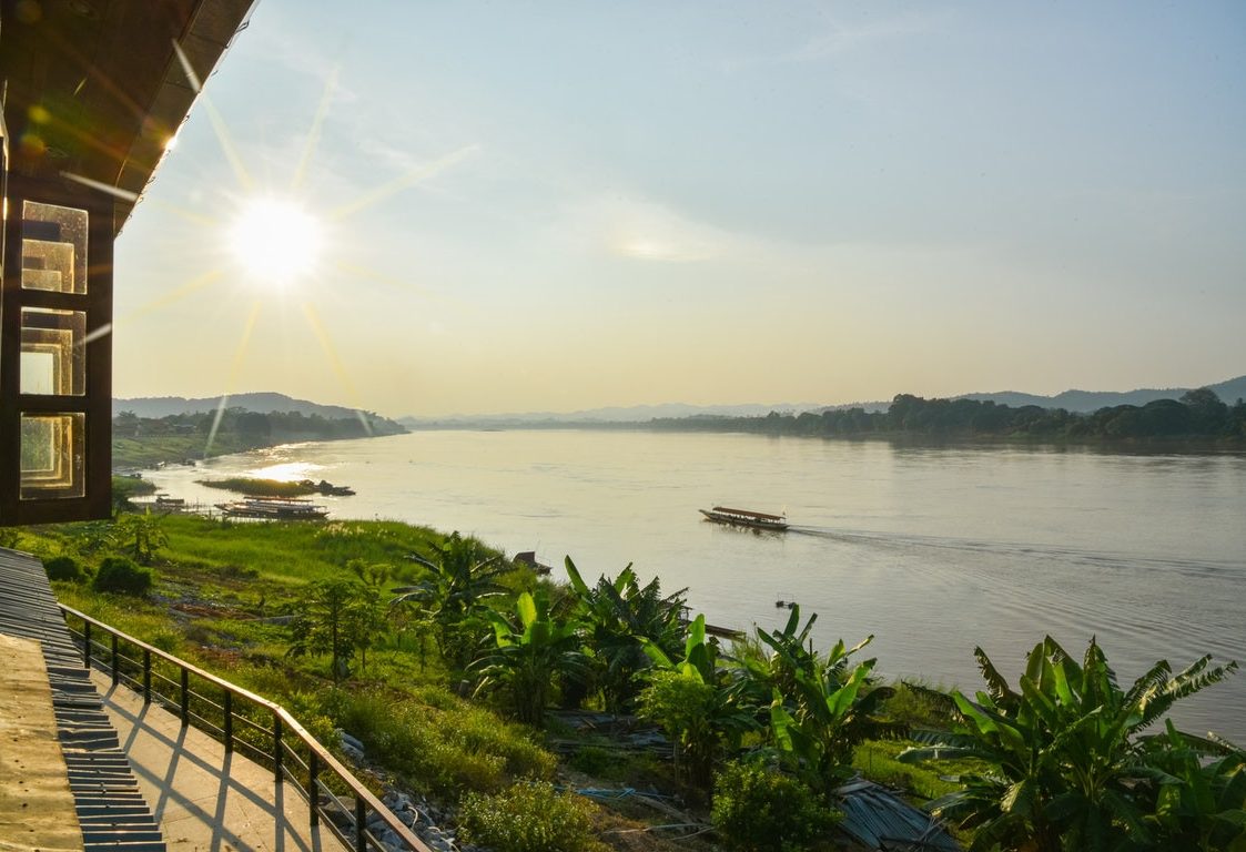 Chiang Khan ligt mooi aan de Mekong rivier in Thailand