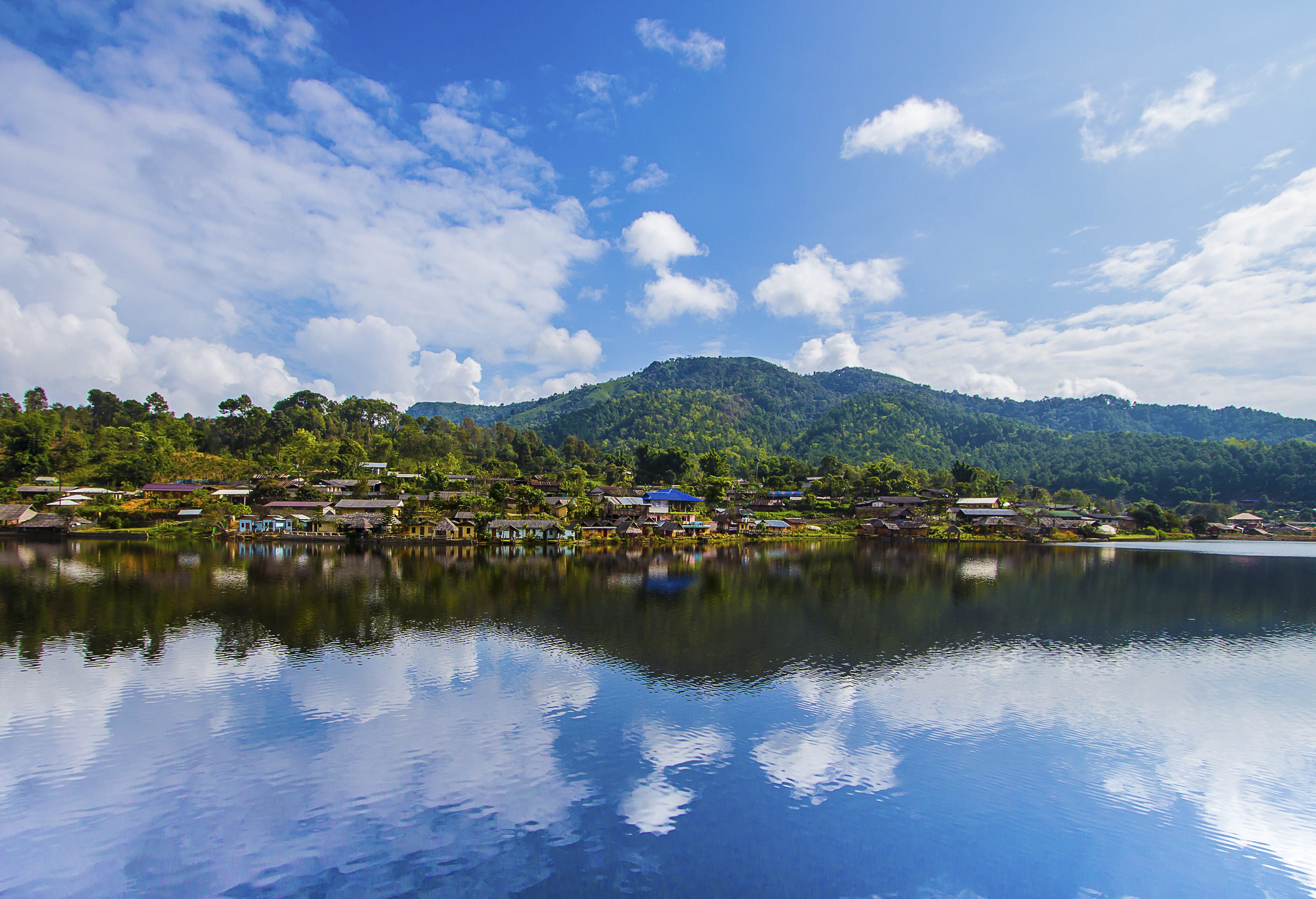 Het plaatsje Pai in het noordwesten van Thailand