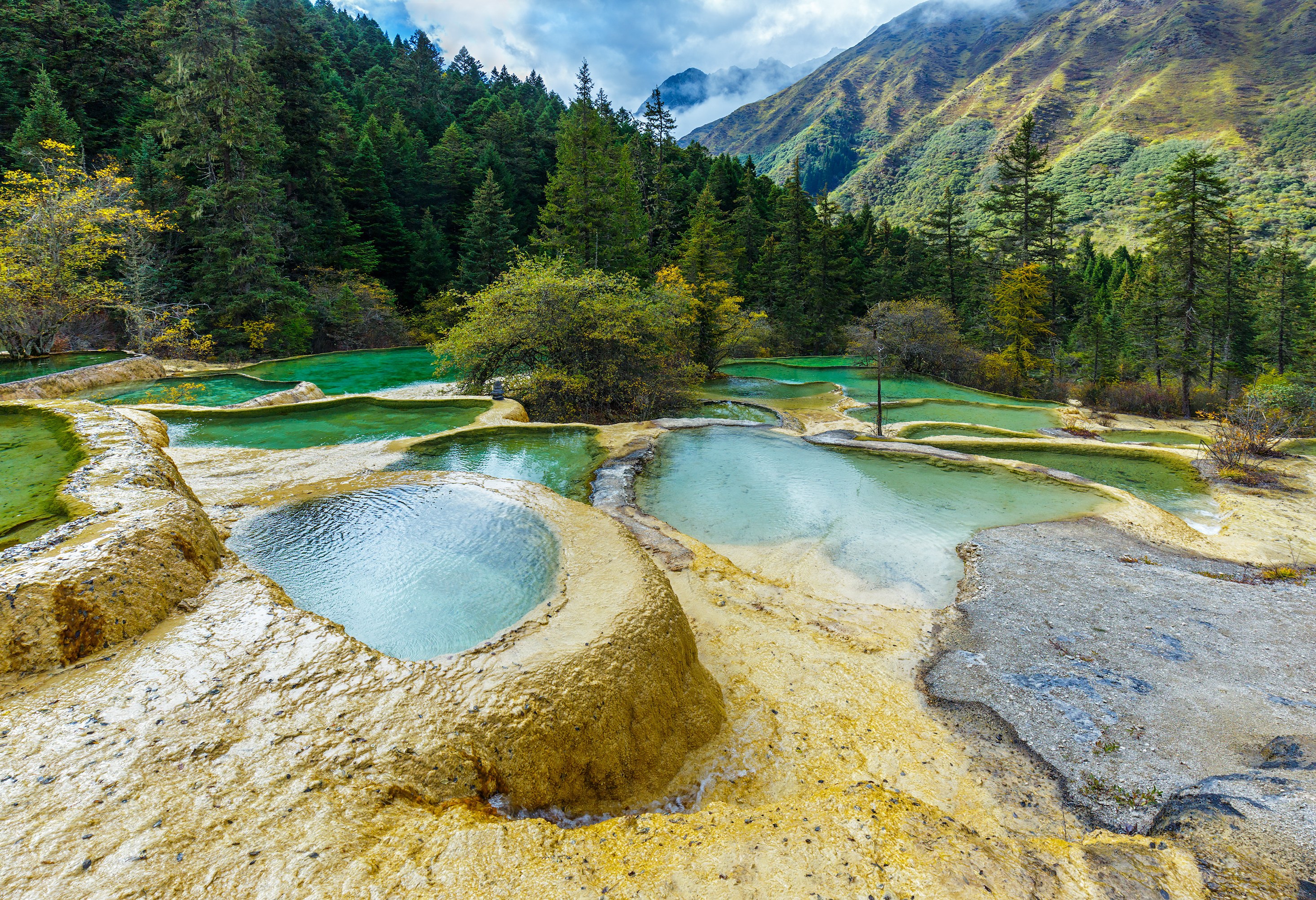 Jiuzhaigou National park in China