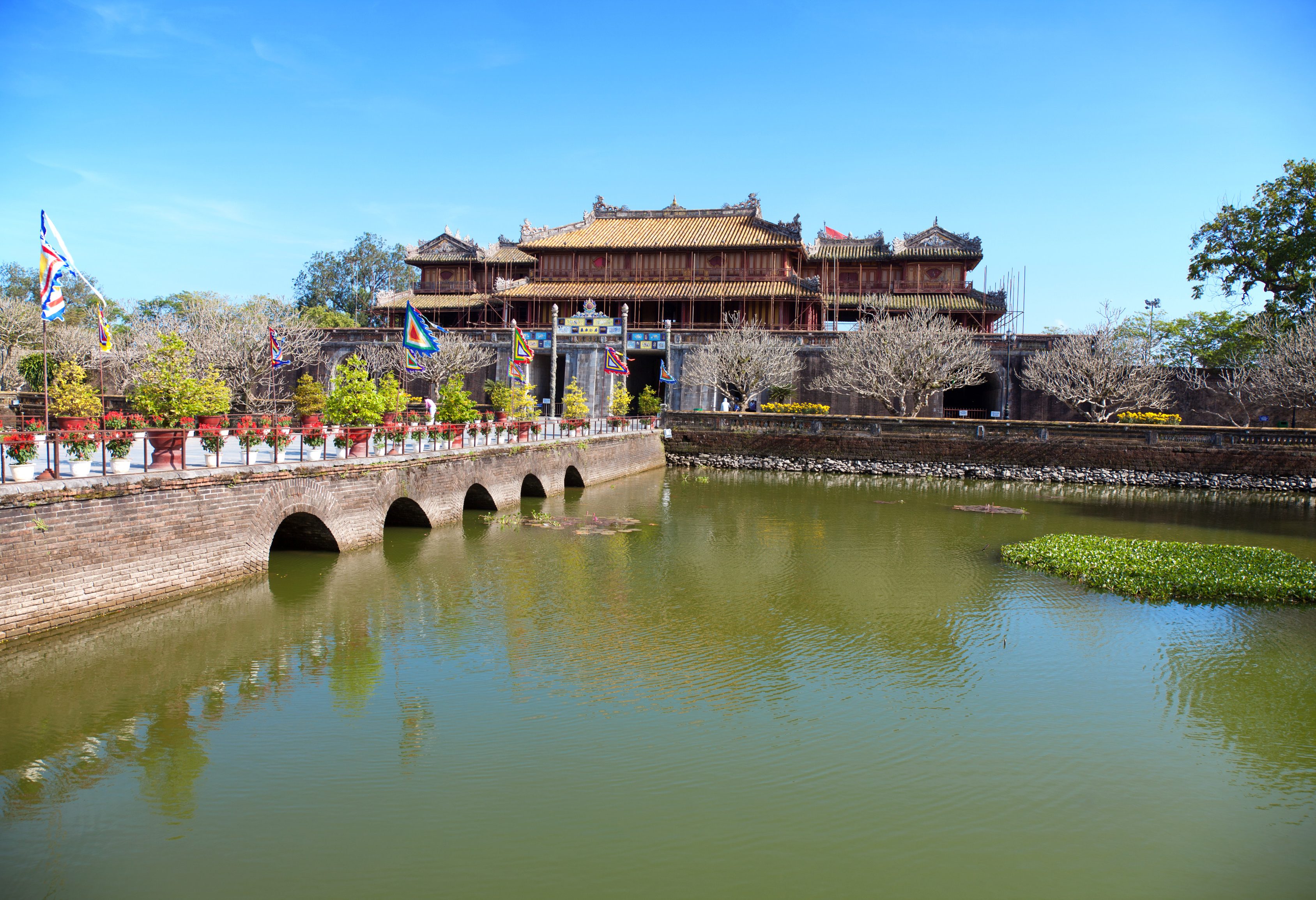 Keizerlijke citadel in Hue, Vietnam