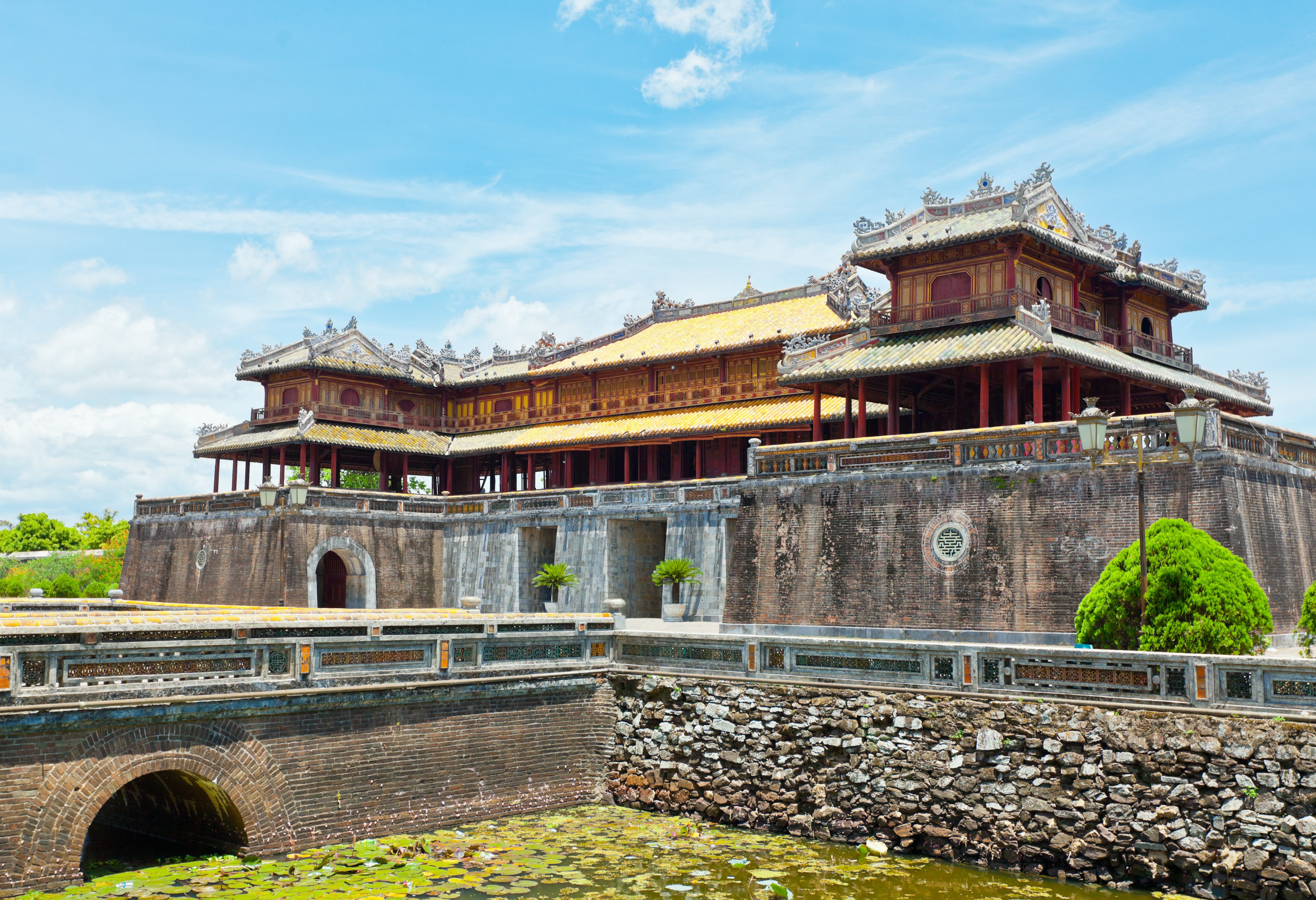 Keizerlijke citadel in Hue, Vietnam