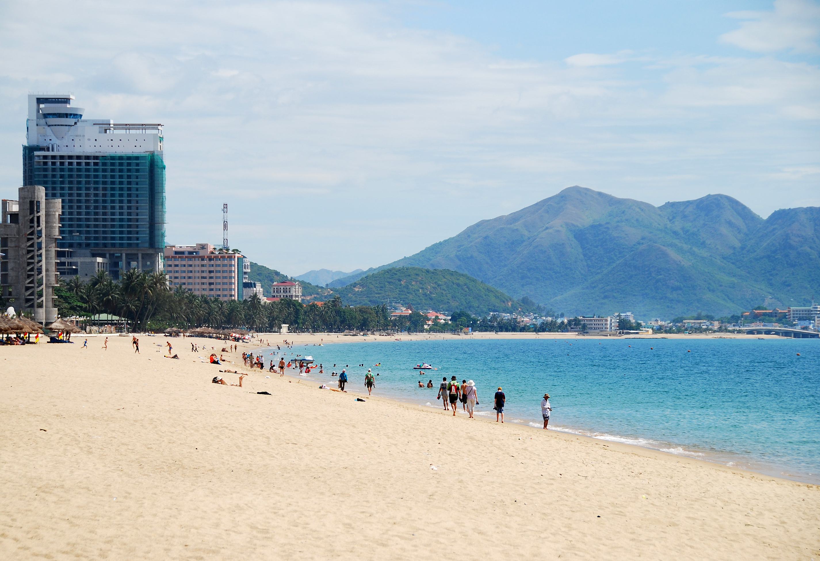 Het strand van Nha Trang in Vietnam