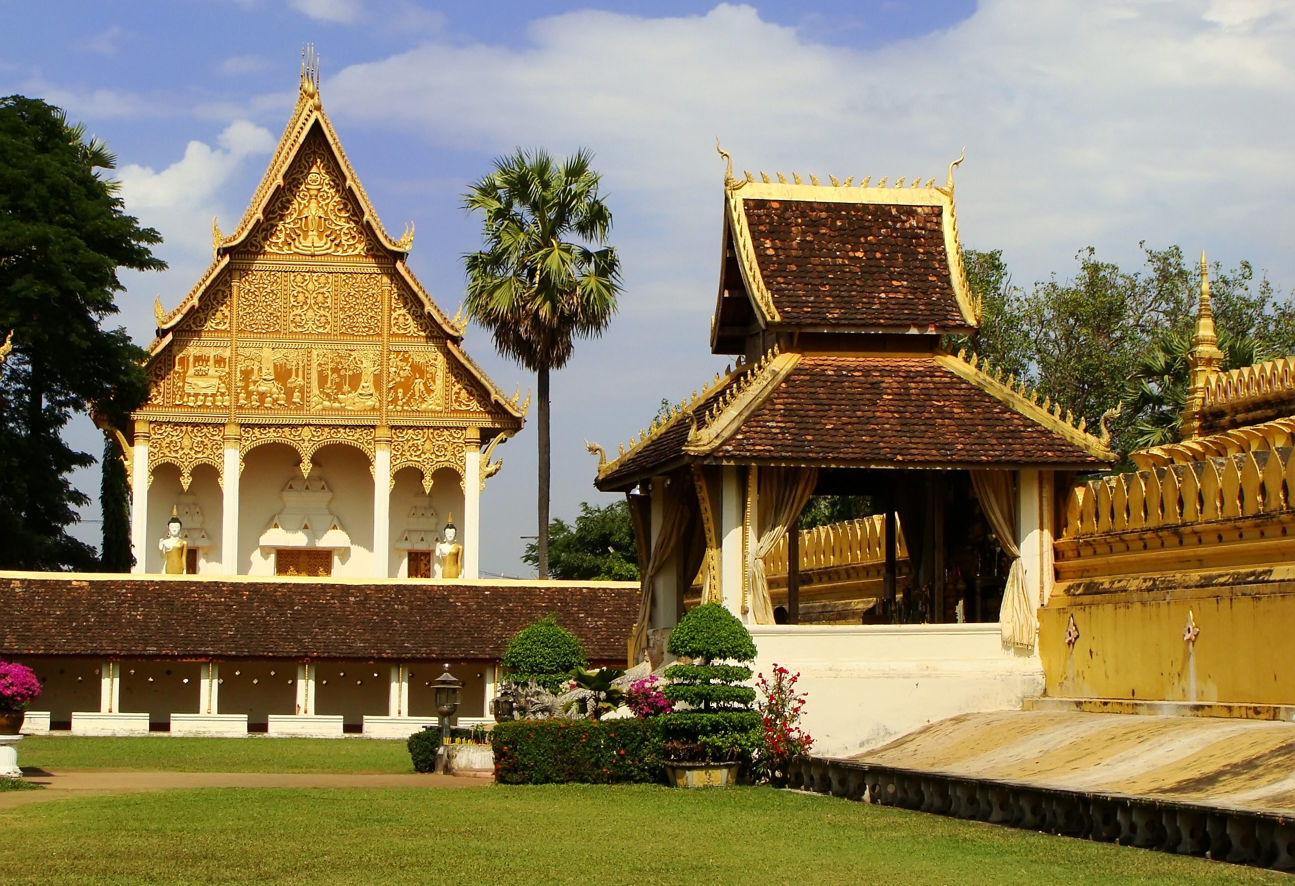 Pha That Luang tempel in Vientiane, Laos