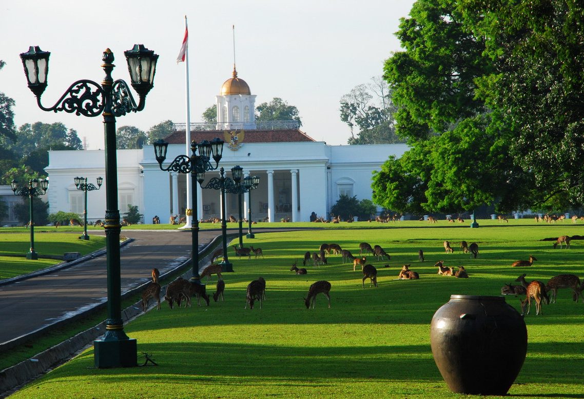 Buitenzorg botanische tuin Bogor Java