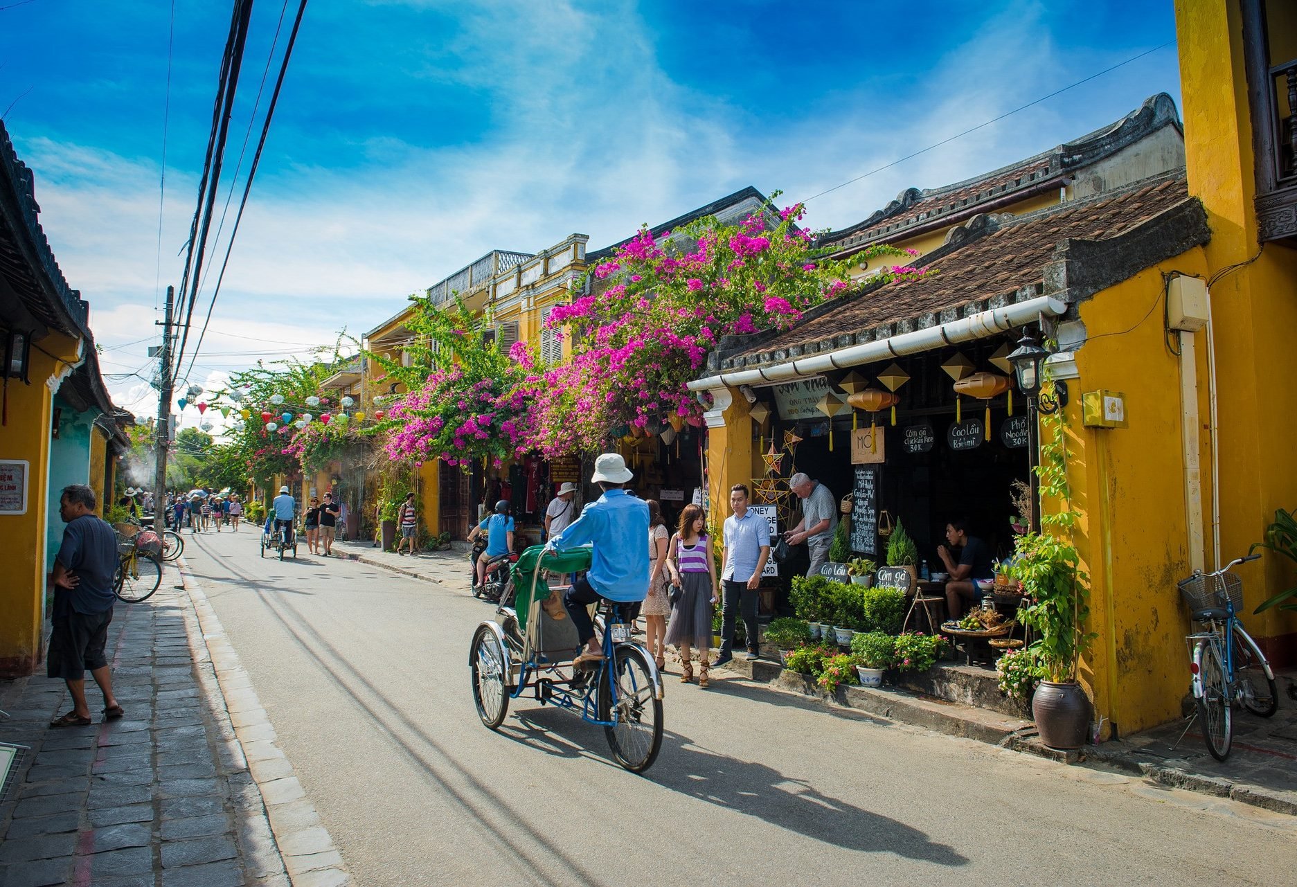 Het oude centrum van Hoi An in Vietnam