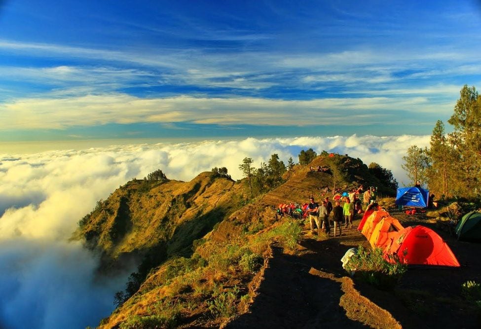Beklimming Rinjani vulkaan Lombok