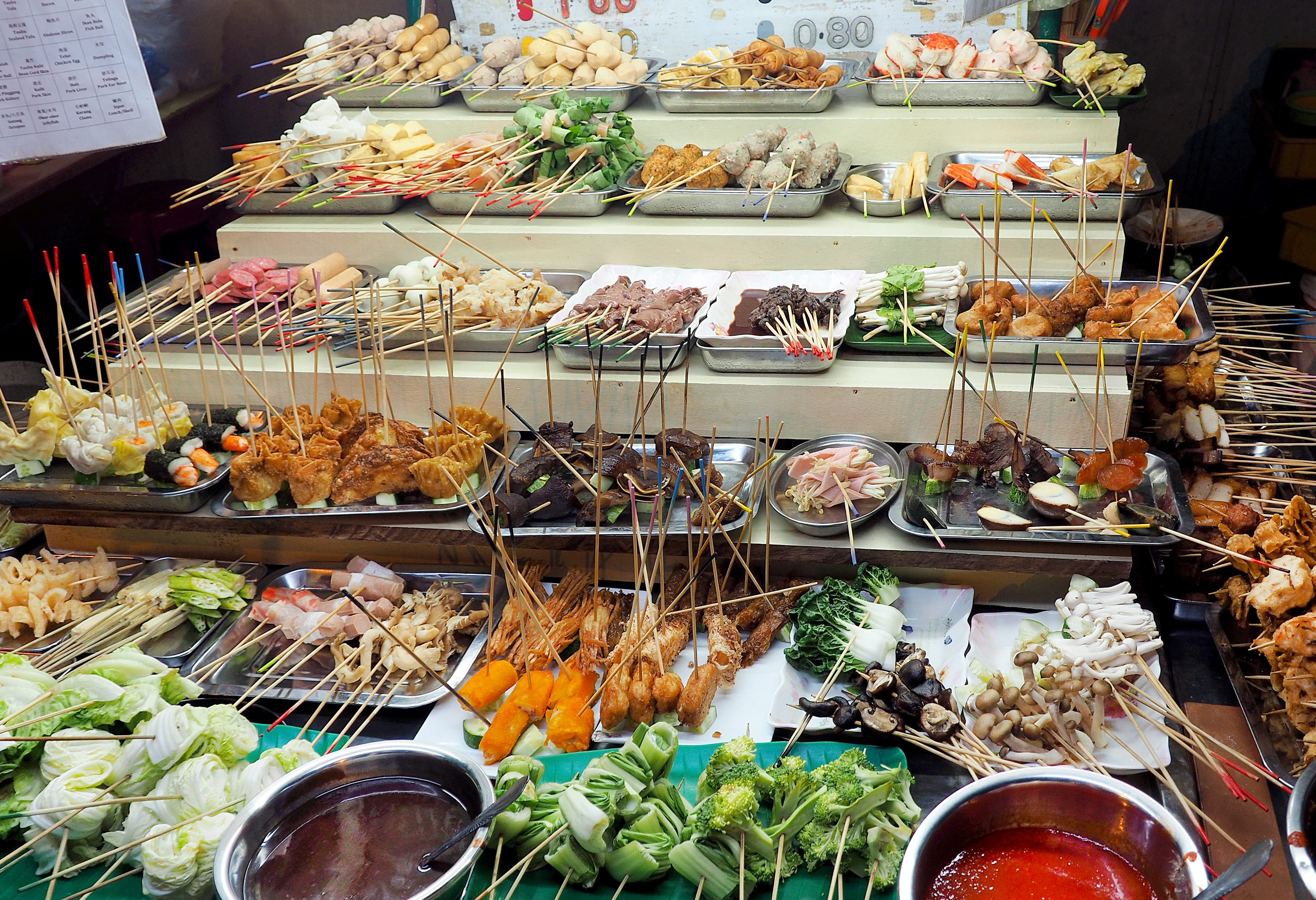 Gurney Drive streetfood Penang Maleisië