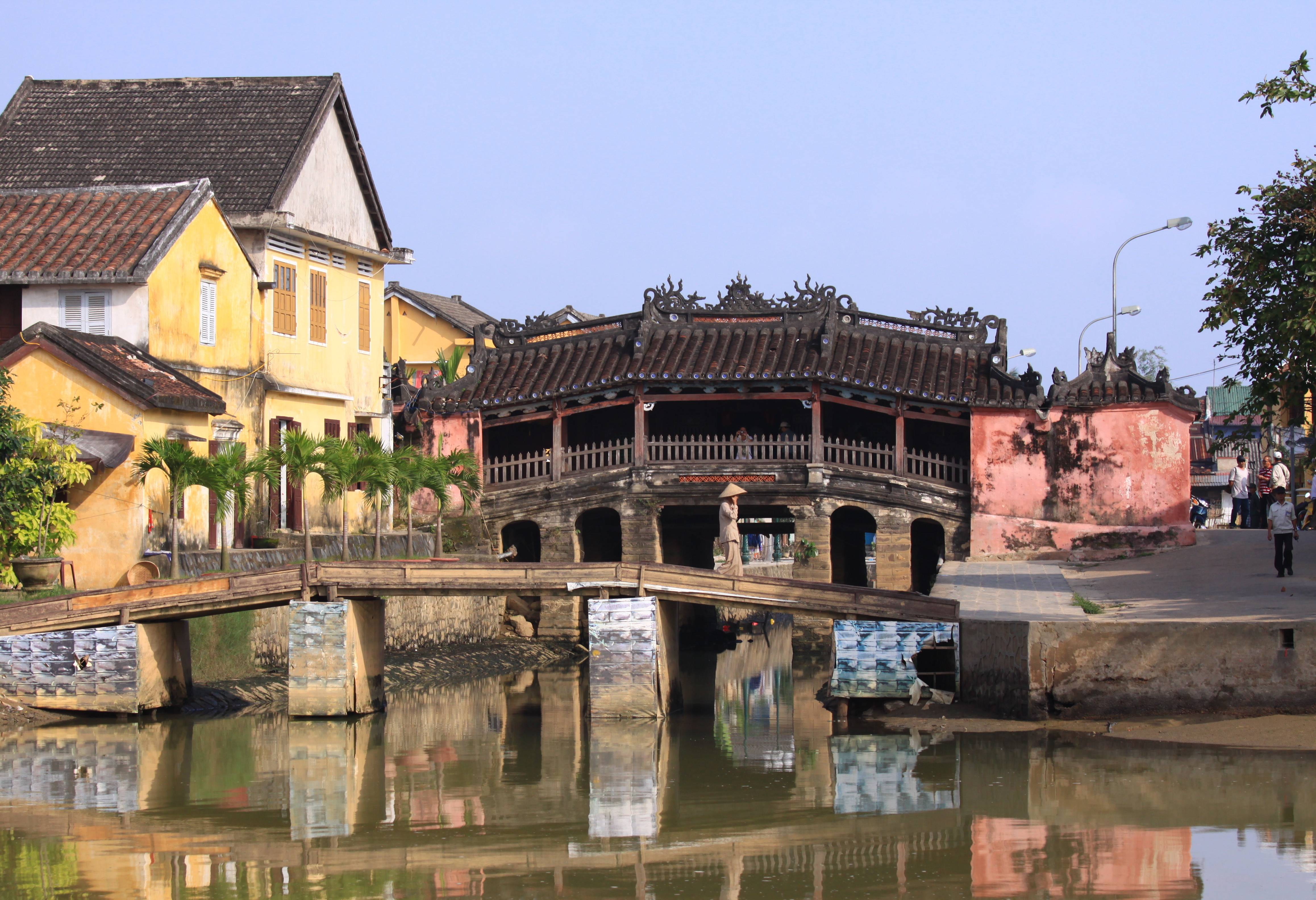 Japanse brug in Hoi An, Vietnam