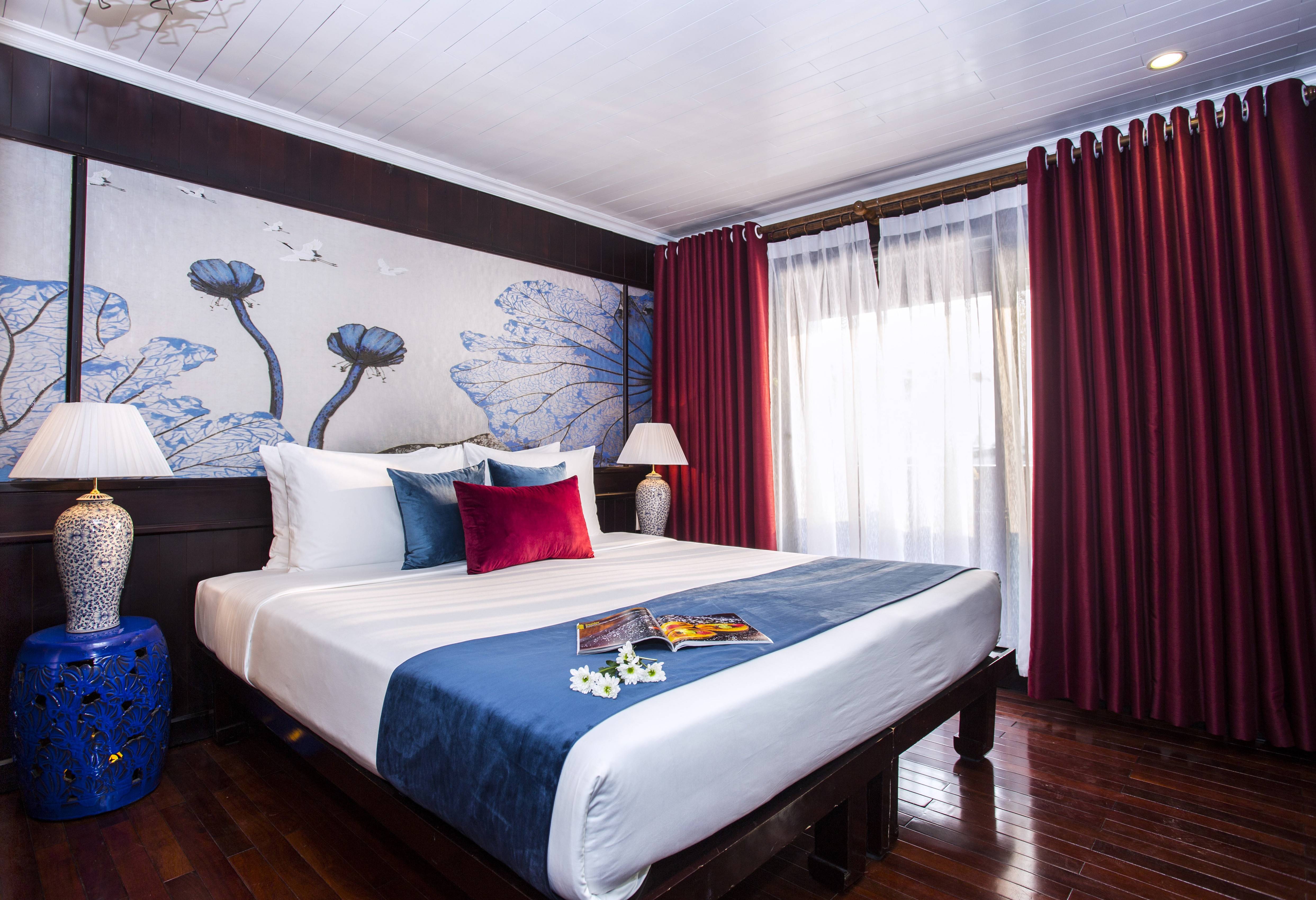 Hut in de Bhaya Legend in Halong Bay, Vietnam