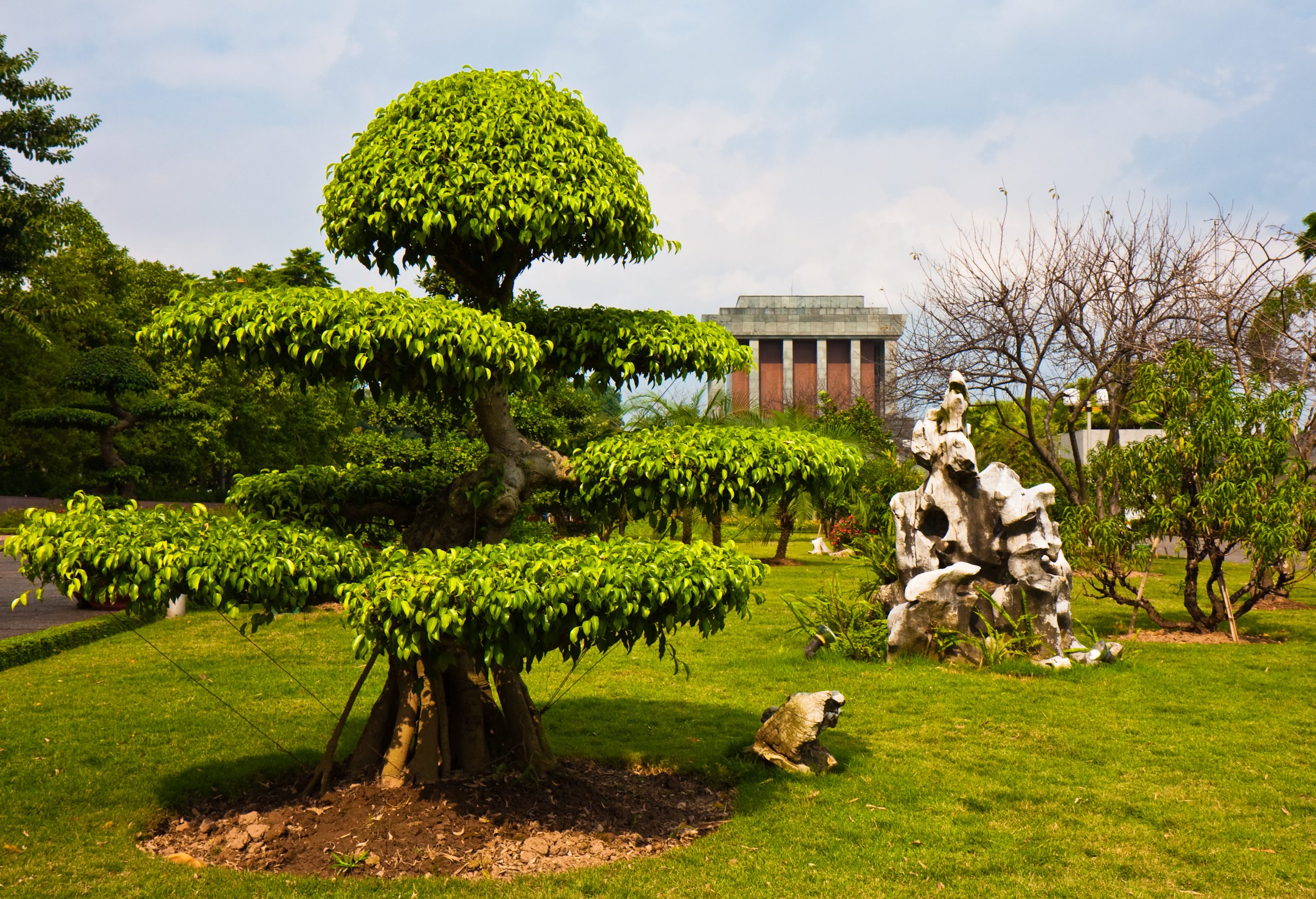 Ho Chi Minh Mausoleum in Hanoi, Vietnam