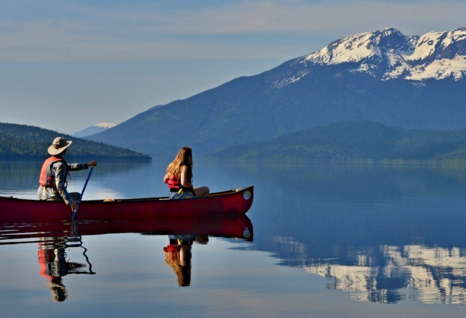 Kanoën Wells Gray Provincial Park Canada