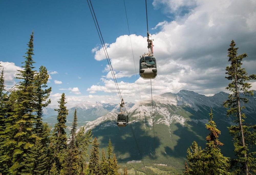 Gondel in Banff National Park Canada