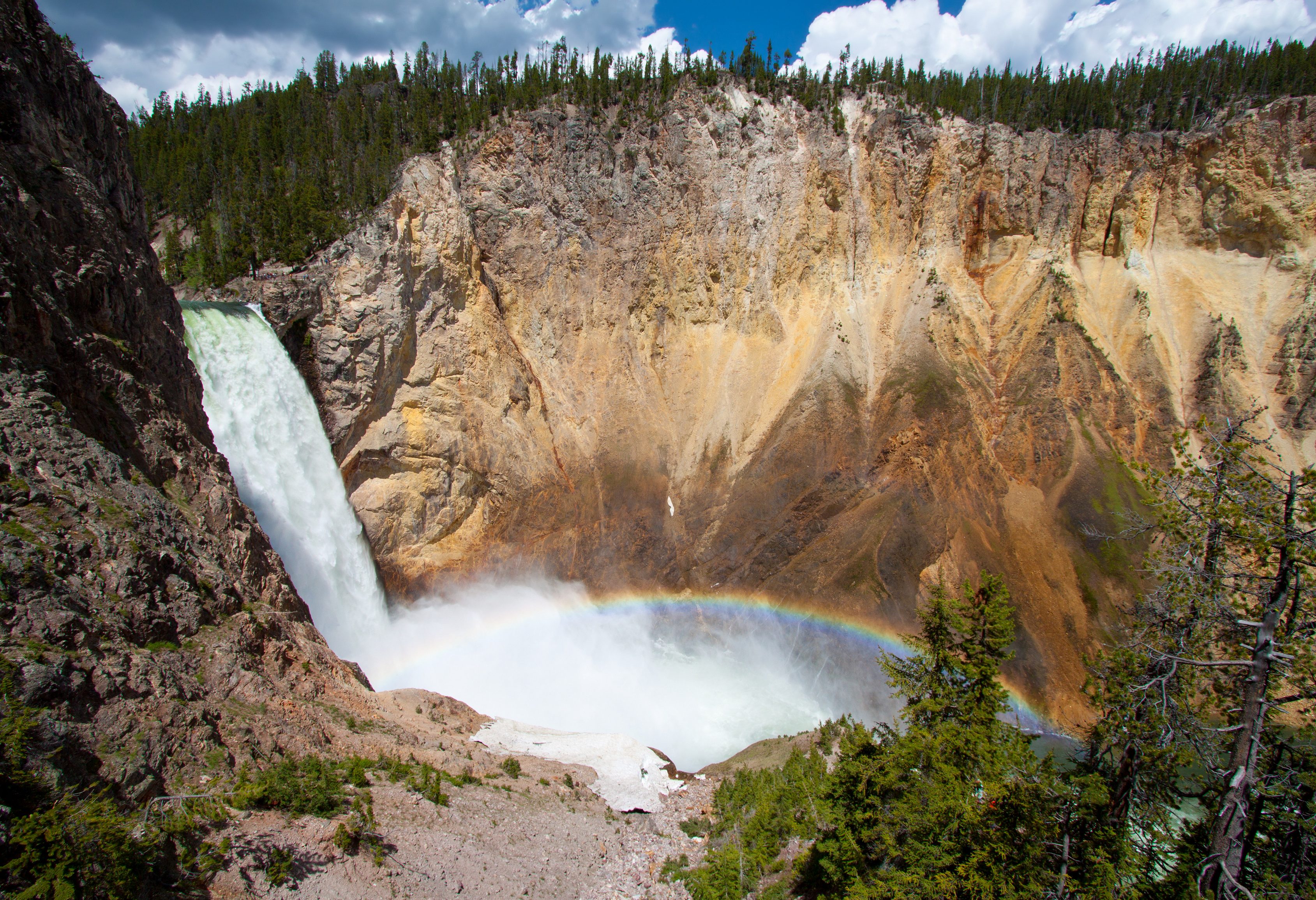 Grand Canyon of Yellowstone National Park Amerika