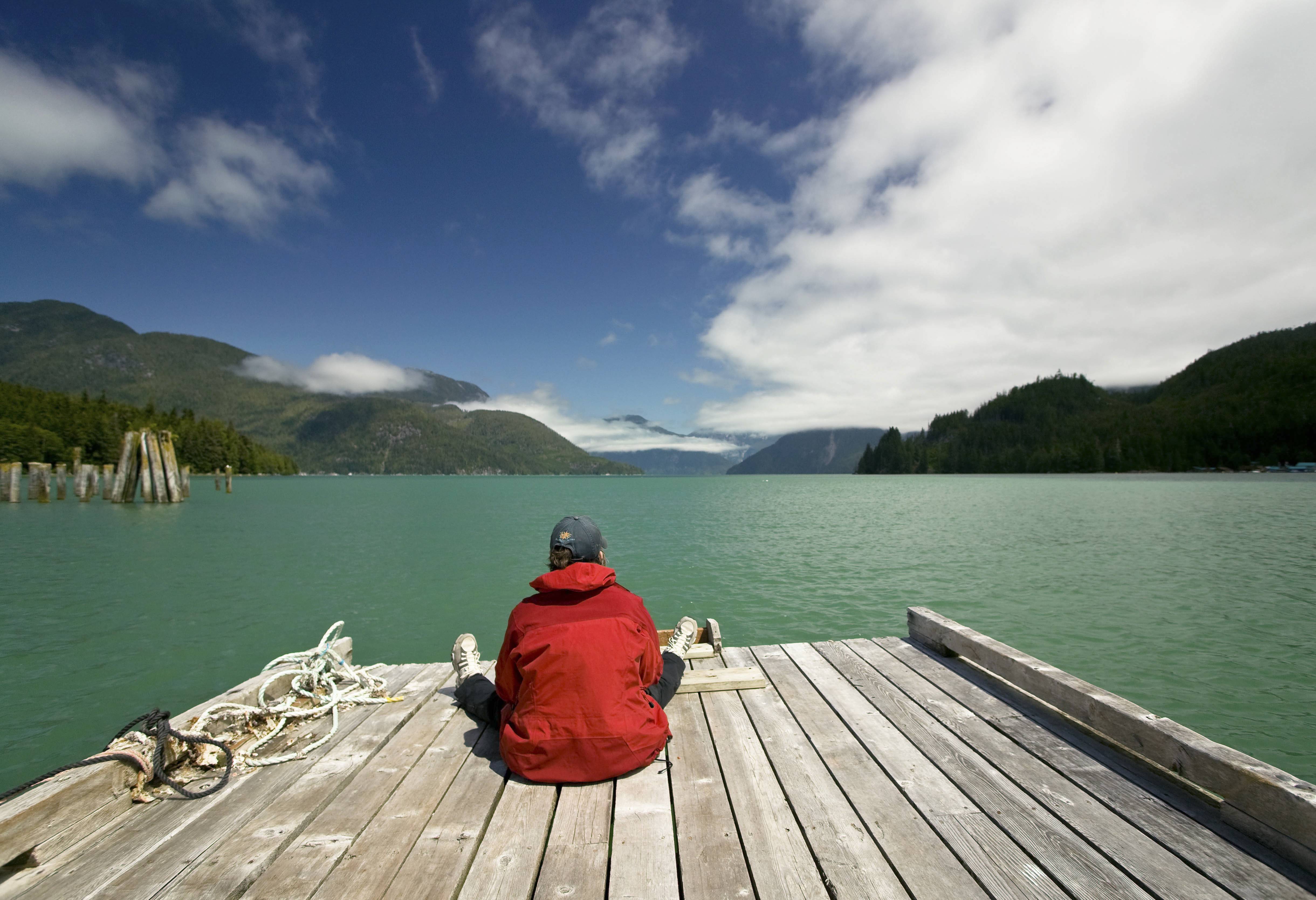 Uitzicht Knight Inlet Lodge Vancouver Island Canada