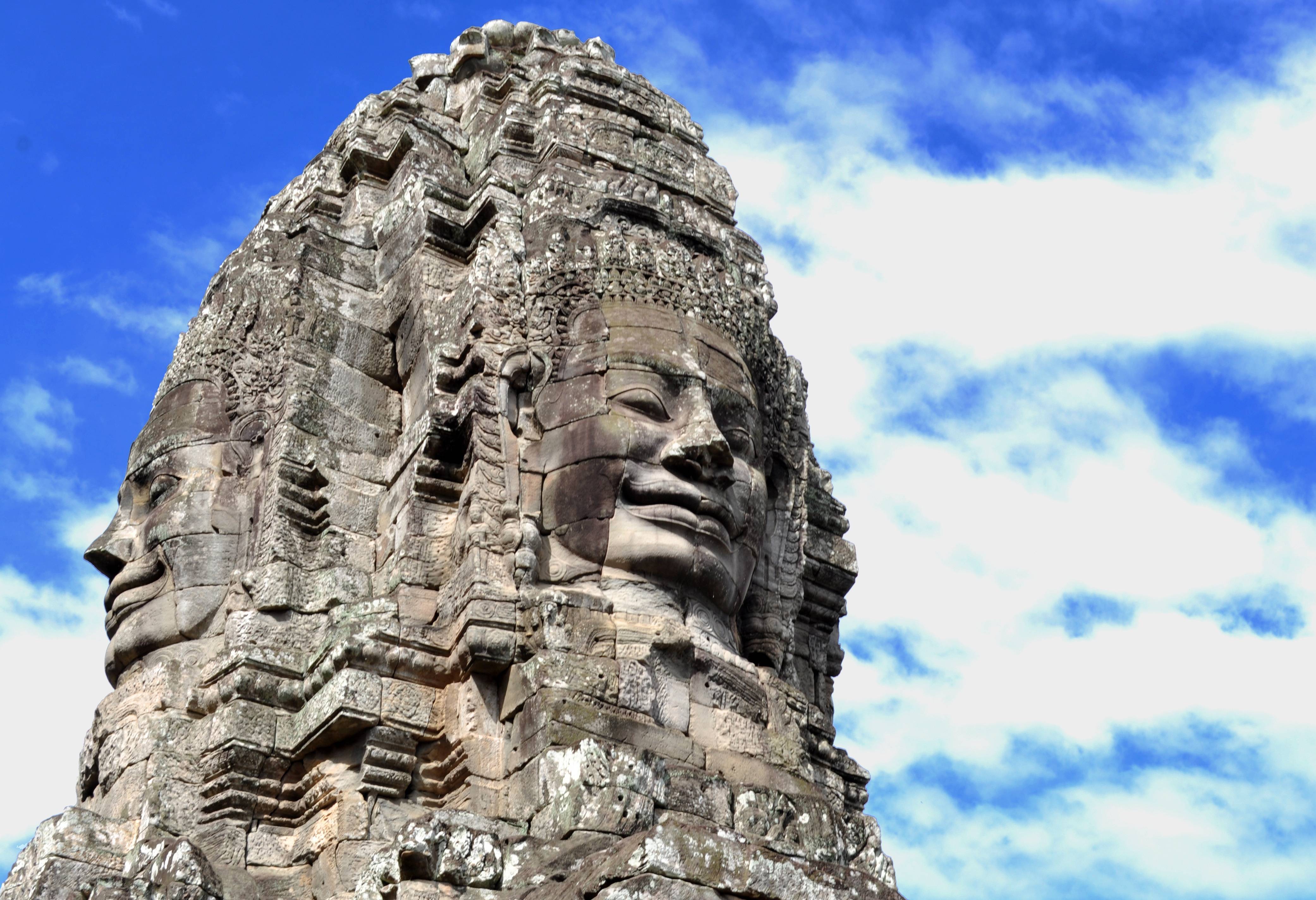 Bayon tempel in het Angkor tempelcomplex in Cambodja