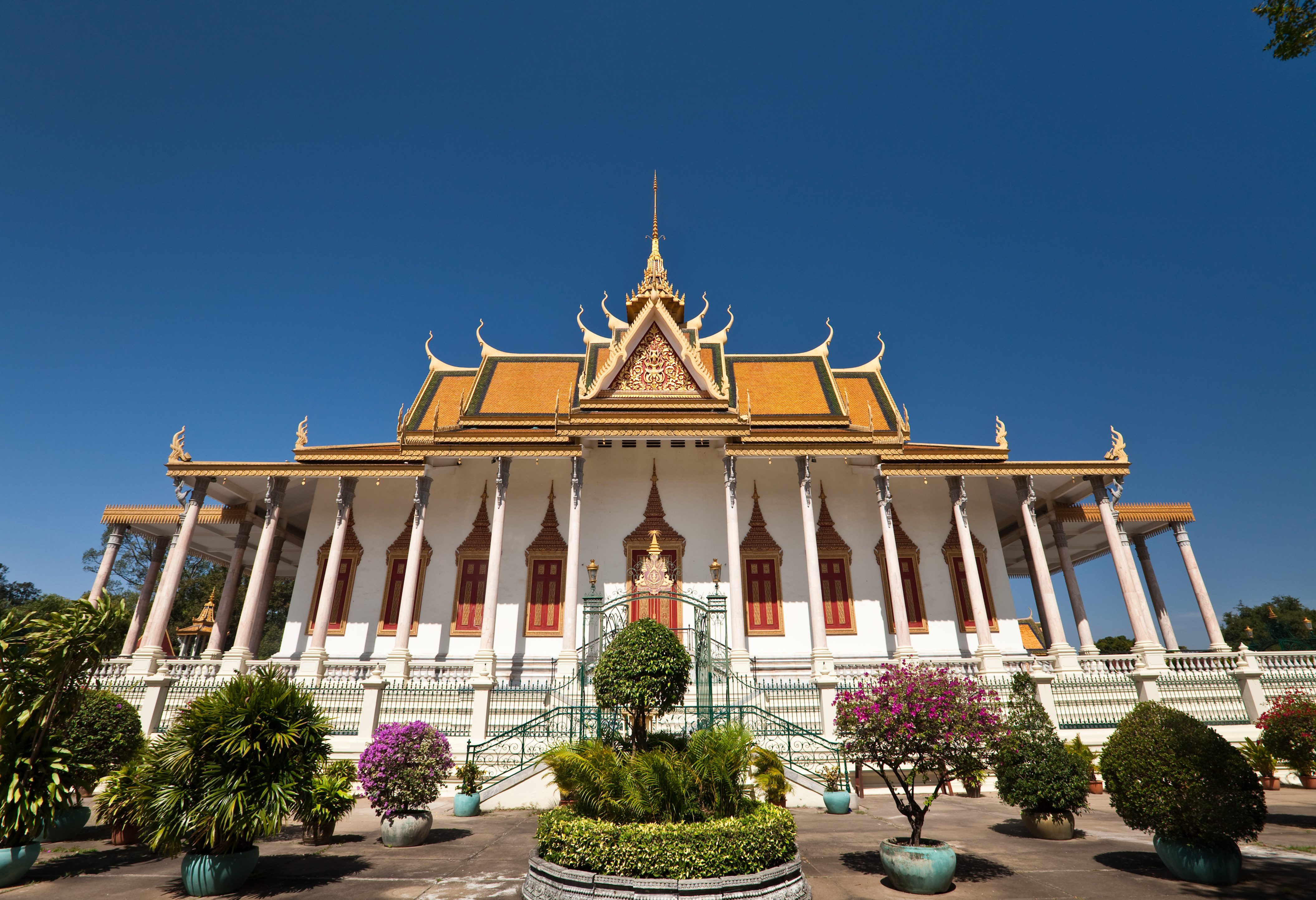 Royal Palace in Phnom Penh in Cambodja