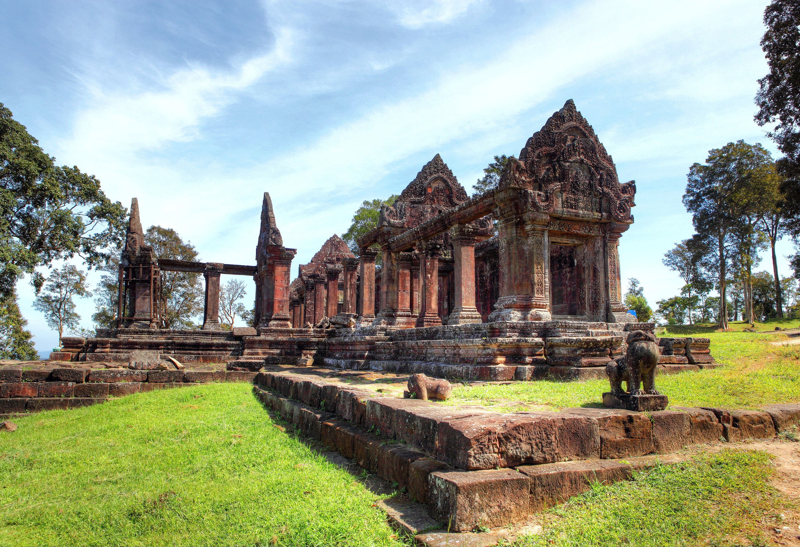 Preah Vihear tempel aan de grens van Cambodja