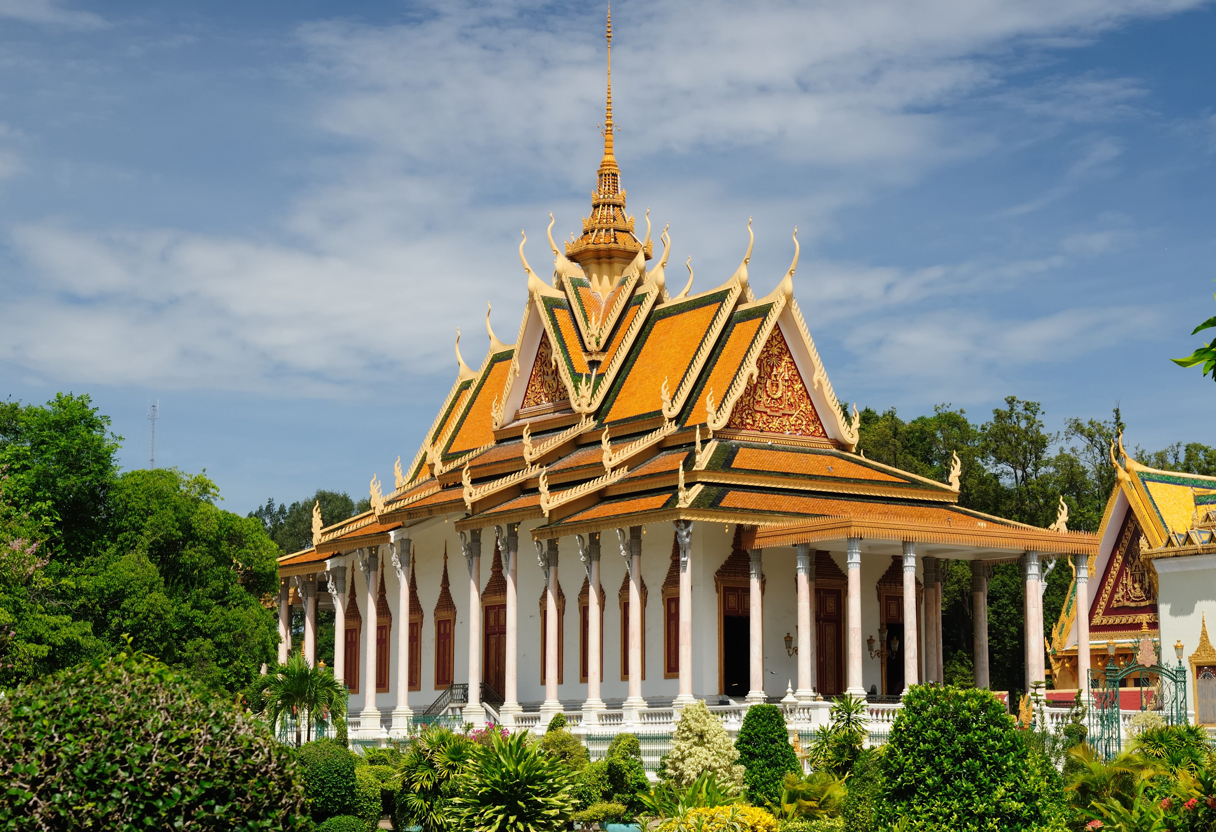 Royal Palace in Phnom Penh in Cambodja