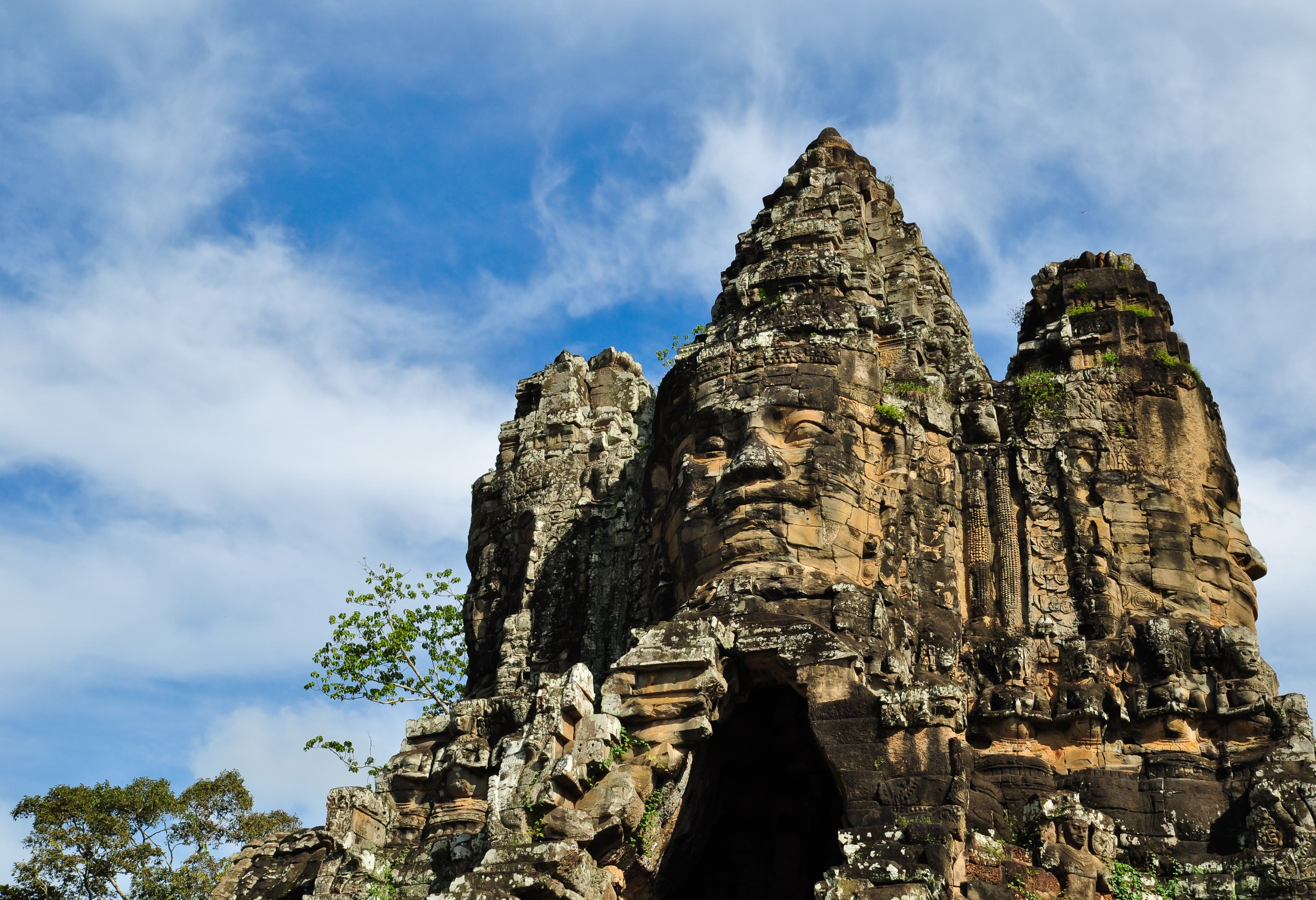 Bayon tempel in het Angkor tempelcomplex in Cambodja
