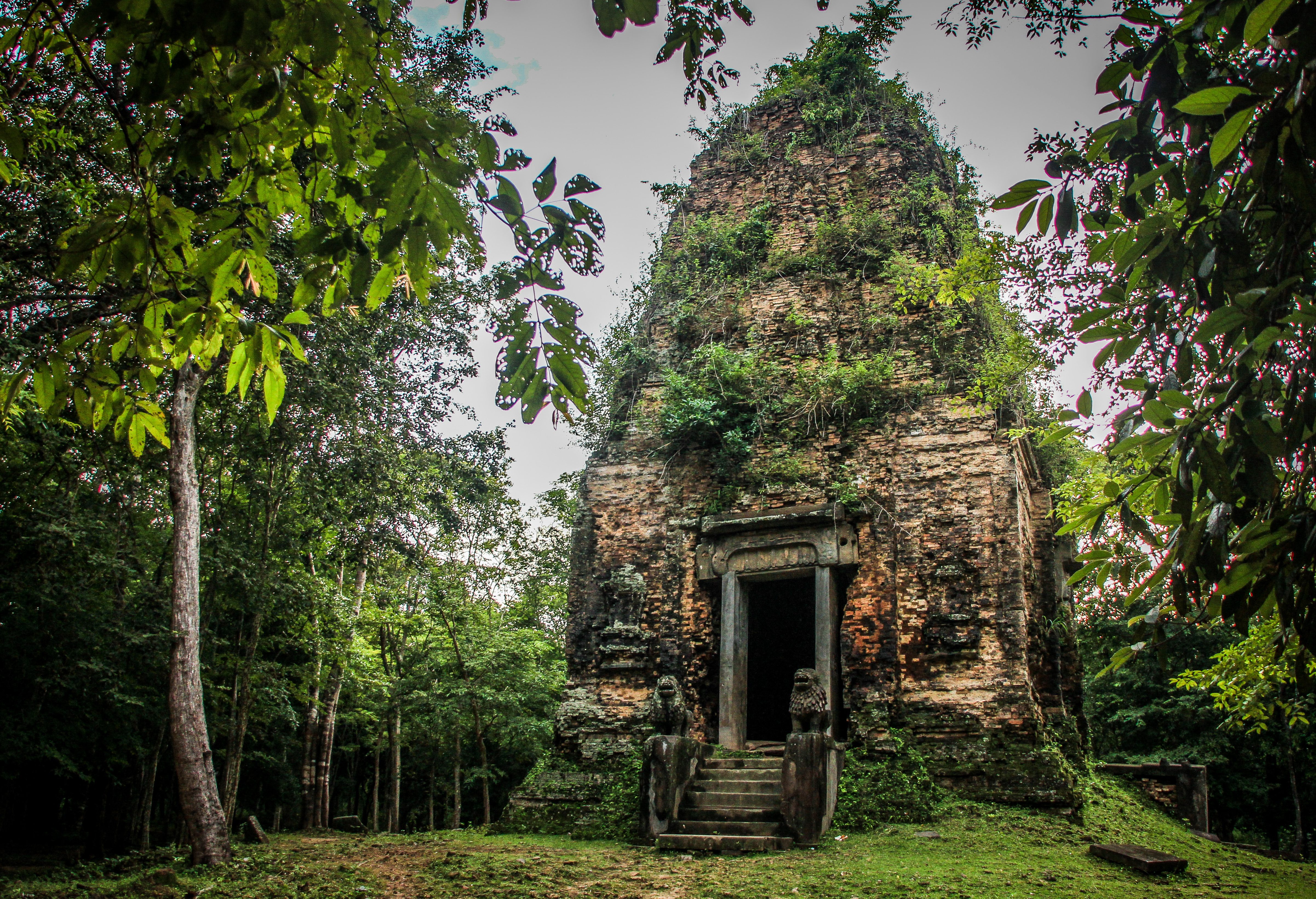 Sambor Prei Kuk in de provincie Kampong Thom in Cambodja
