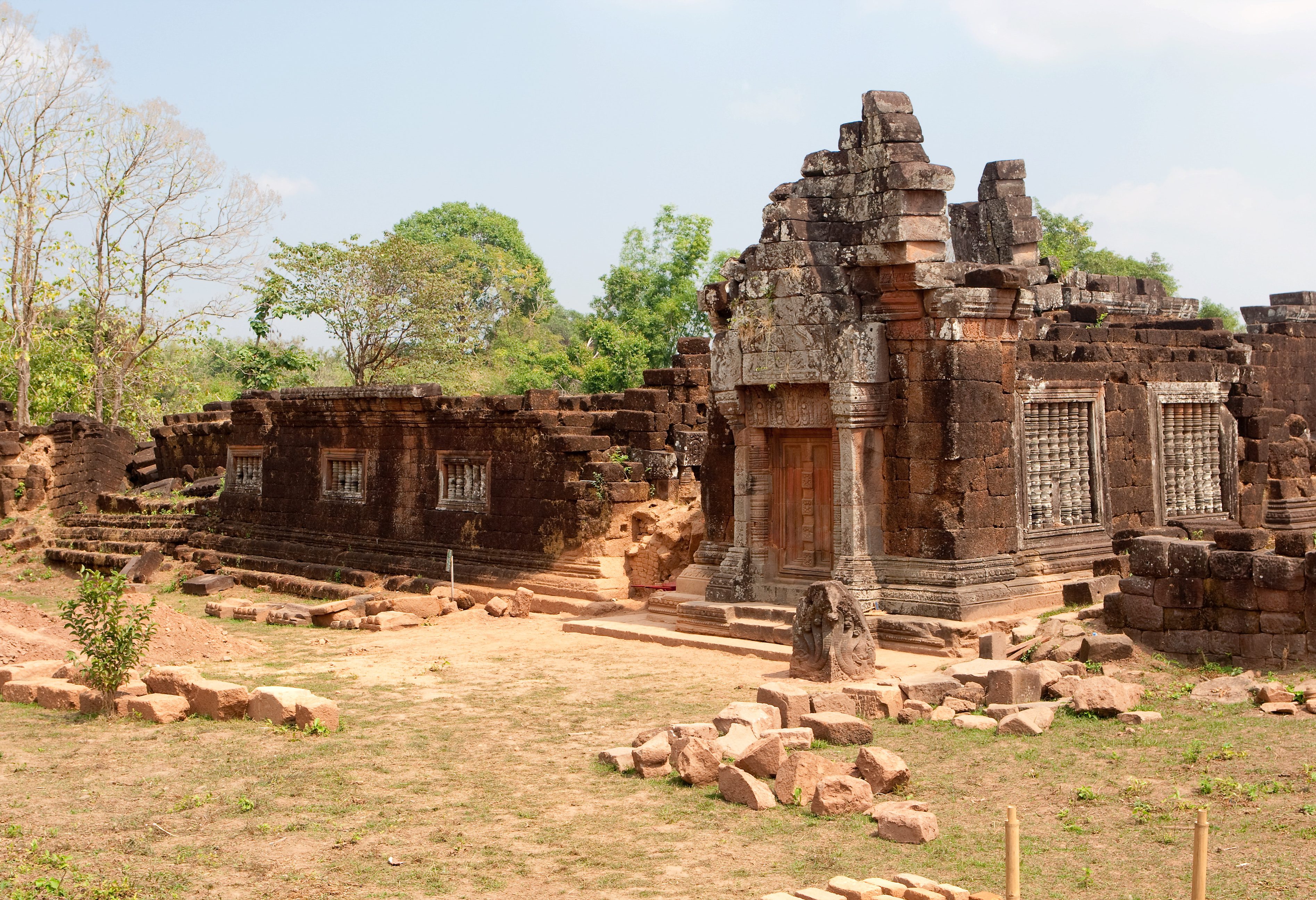 Wat Phu in de regio Champassak in Laos
