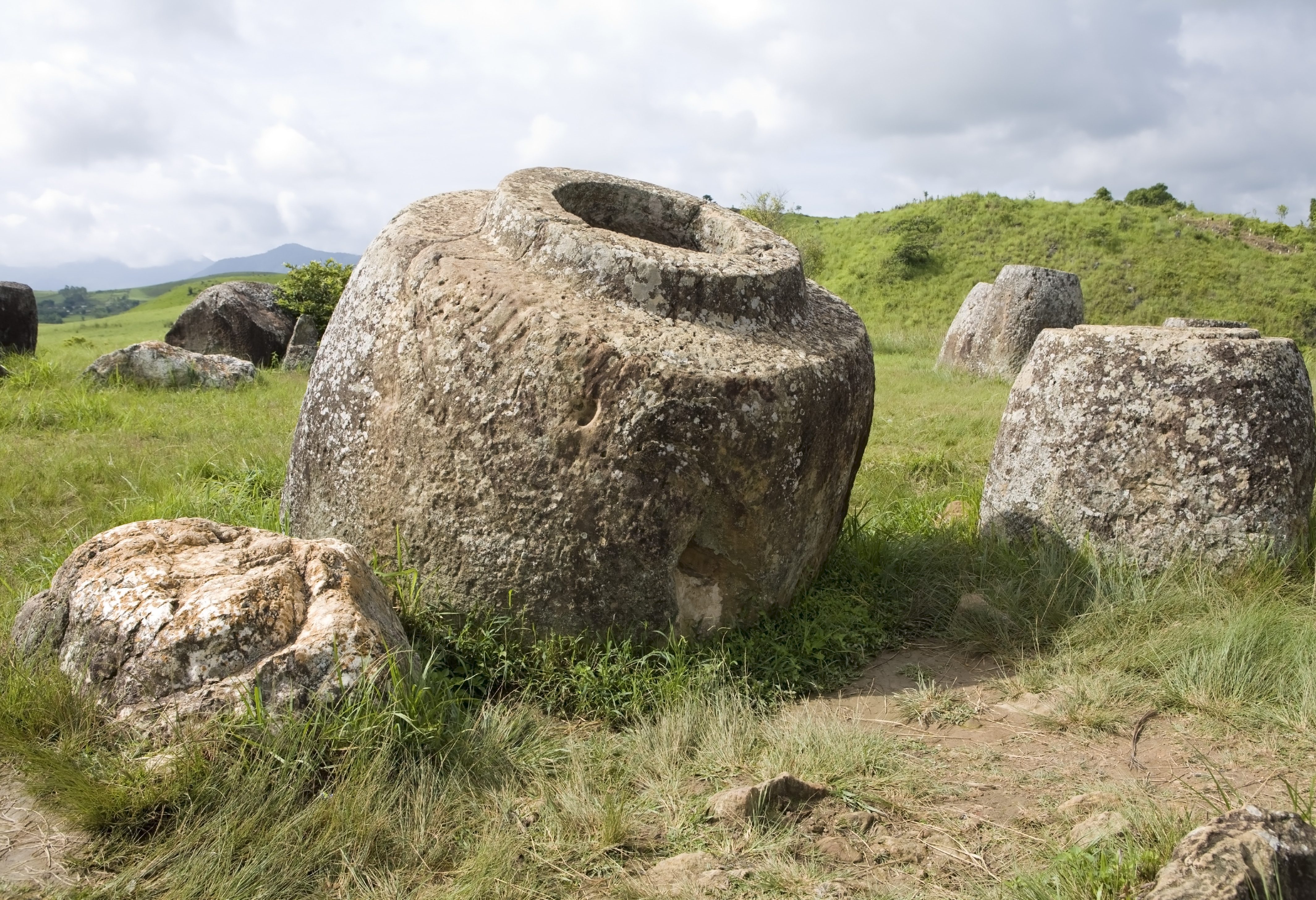 Kruikenvlakte in Phonsavan in Laos