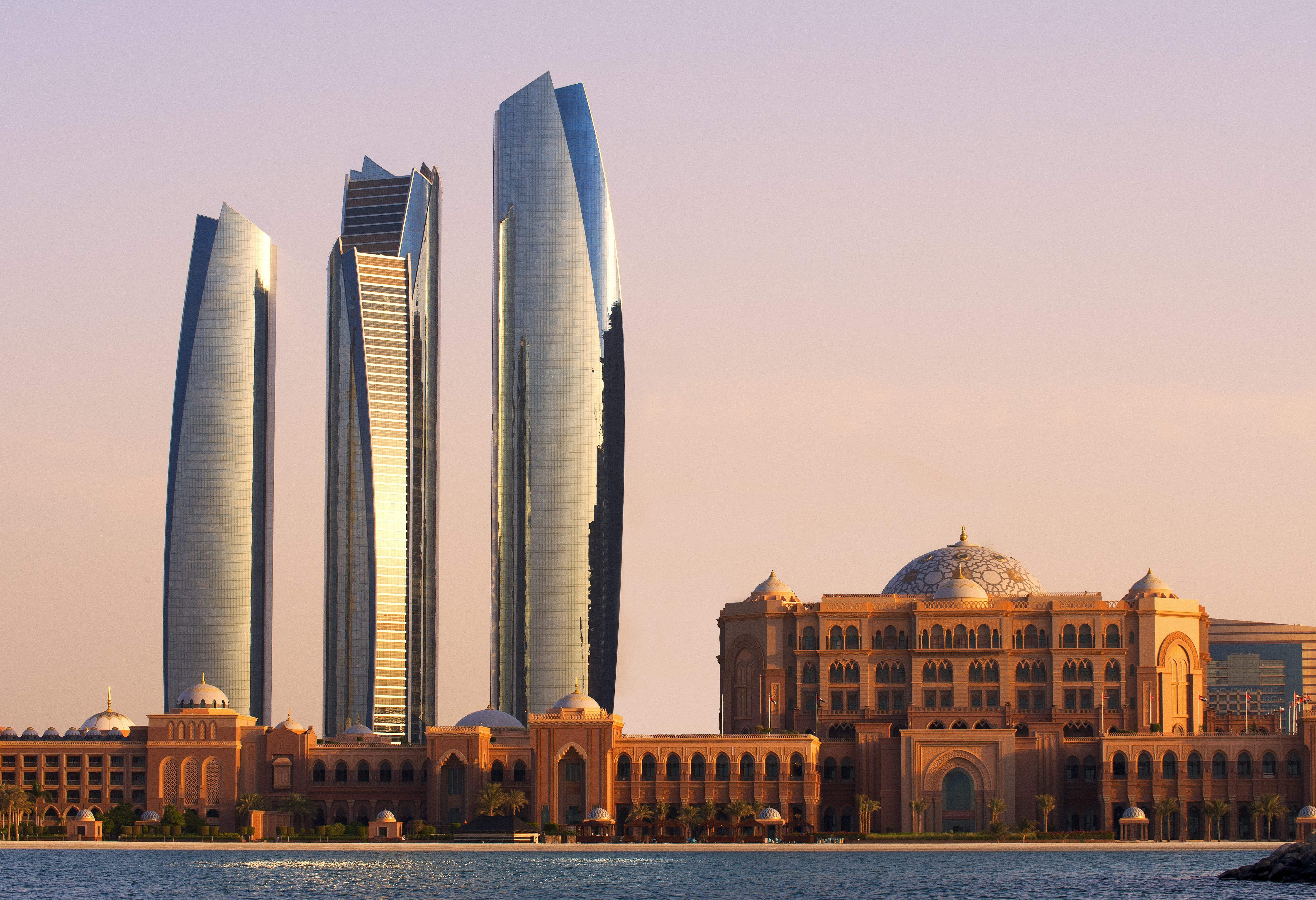 Skyline Abu Dhabi Emiraten