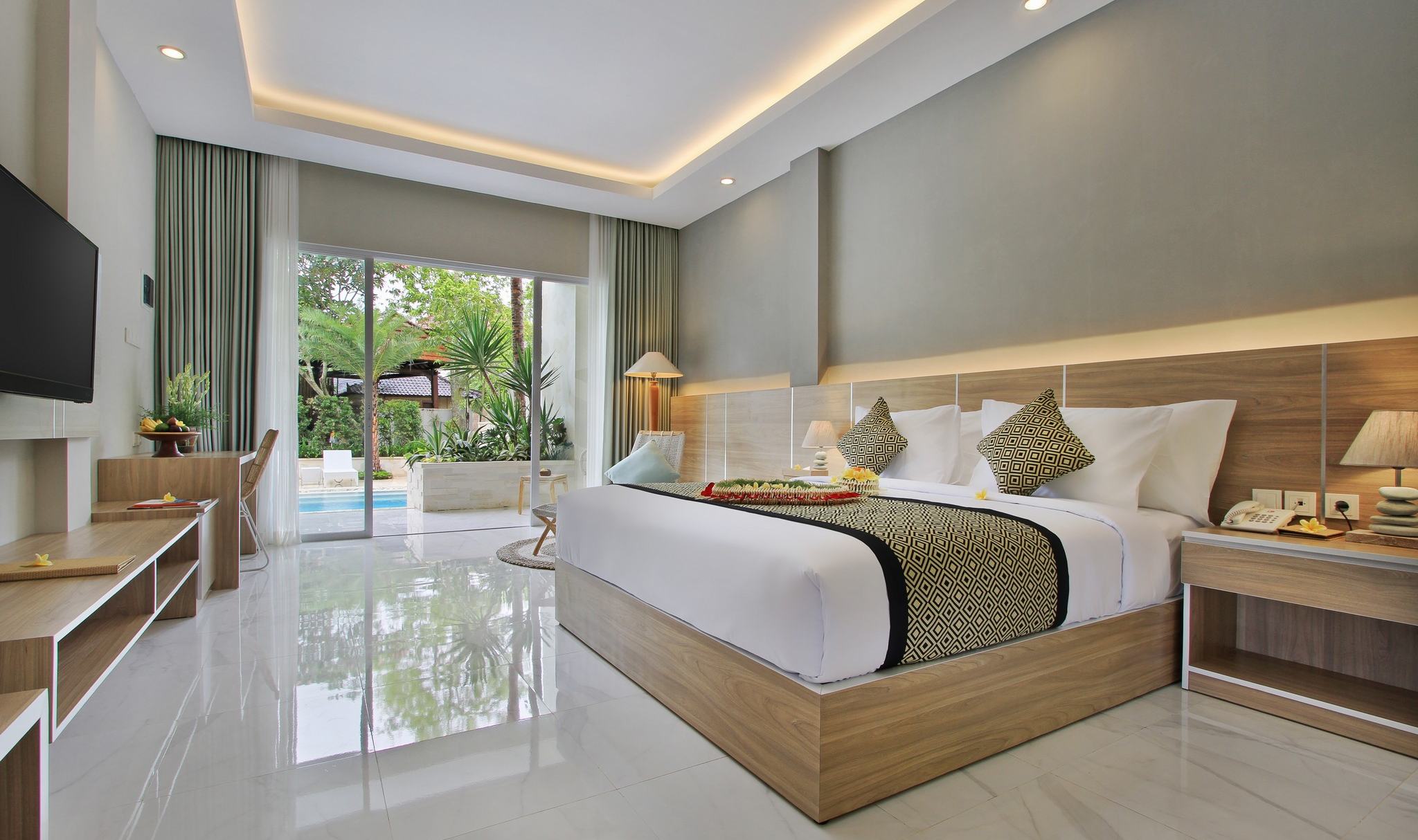 Deluxe poolaccess kamer Tapa Tepi Kali Hotel Canggu Bali