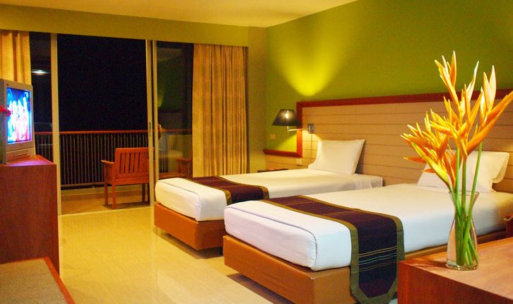 Superiorkamer in het Long Beach Cha Am Hotel in Thailand