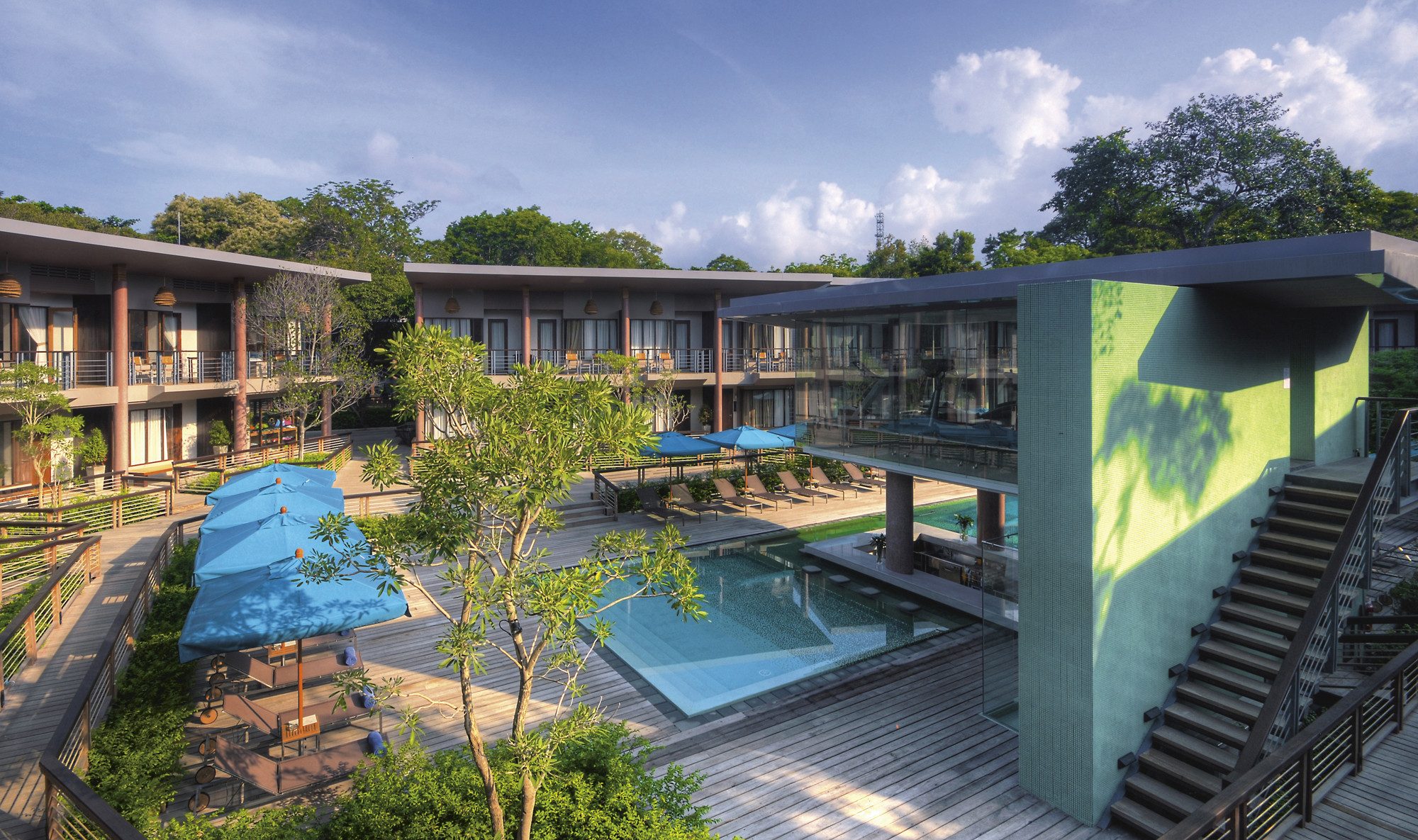 Premier kamer buitenkant in het Sai Kaew Beach Resort op Koh Samet in Thailand