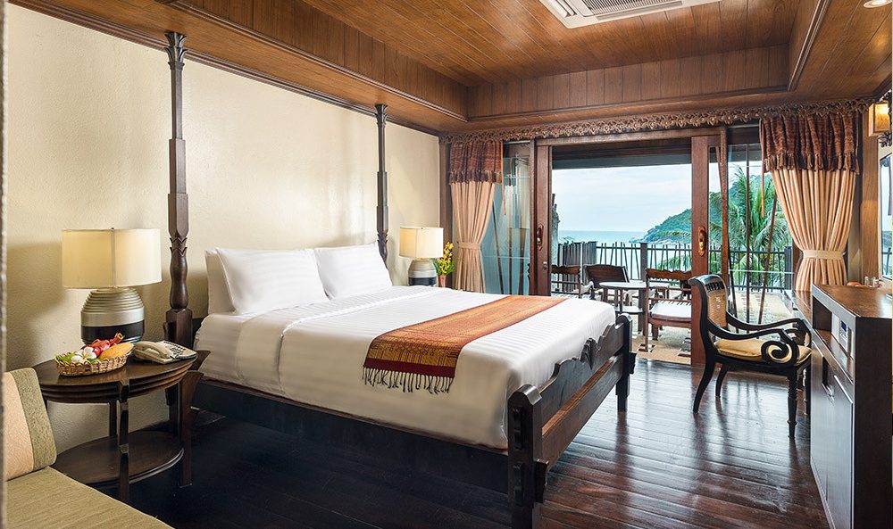 Deluxe Hotelkamer in het Panviman Resort op Koh Phangan in Thailand