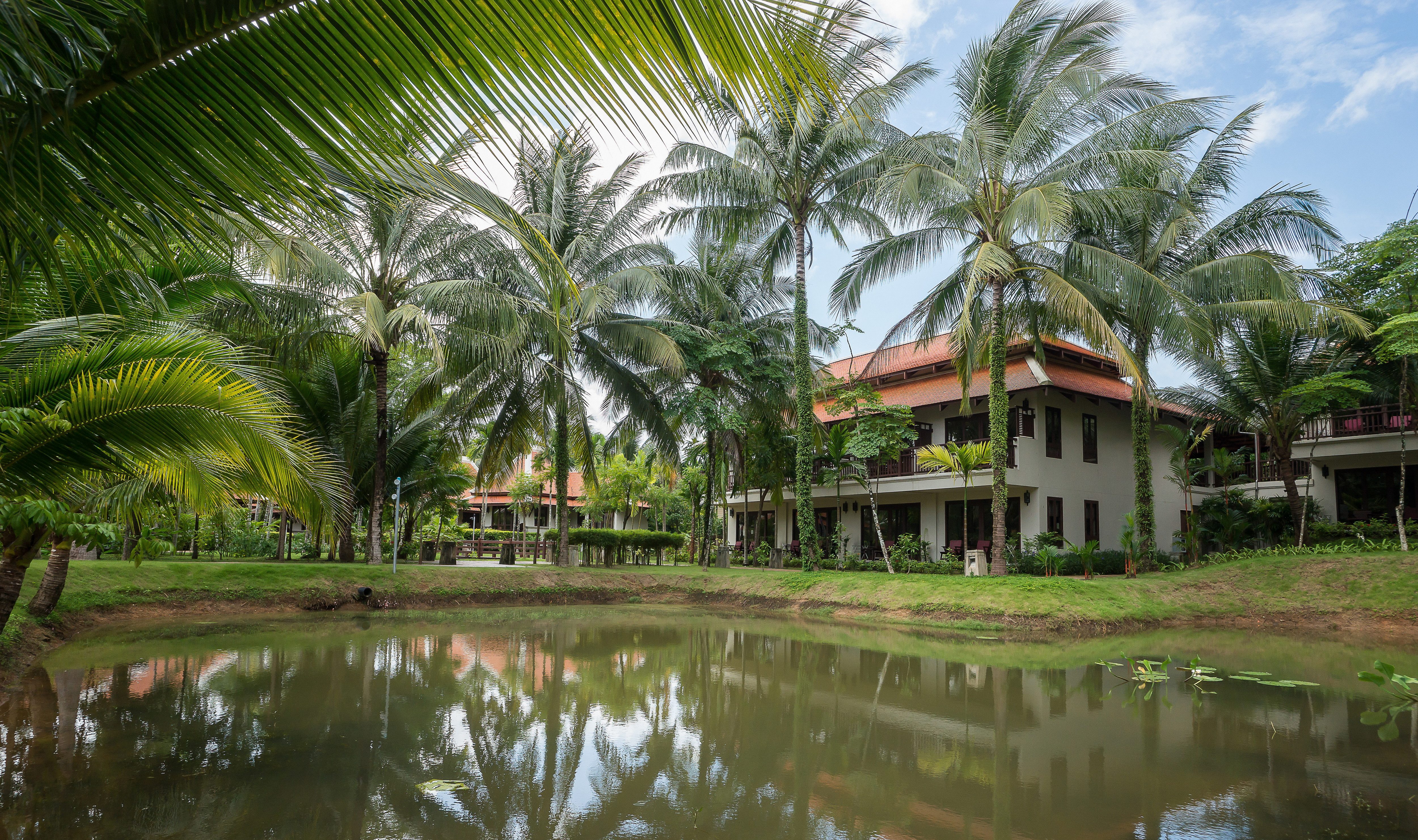 Siam Chalet buitenkant in het Khaolak Laguna in Khao Lak in Thailand