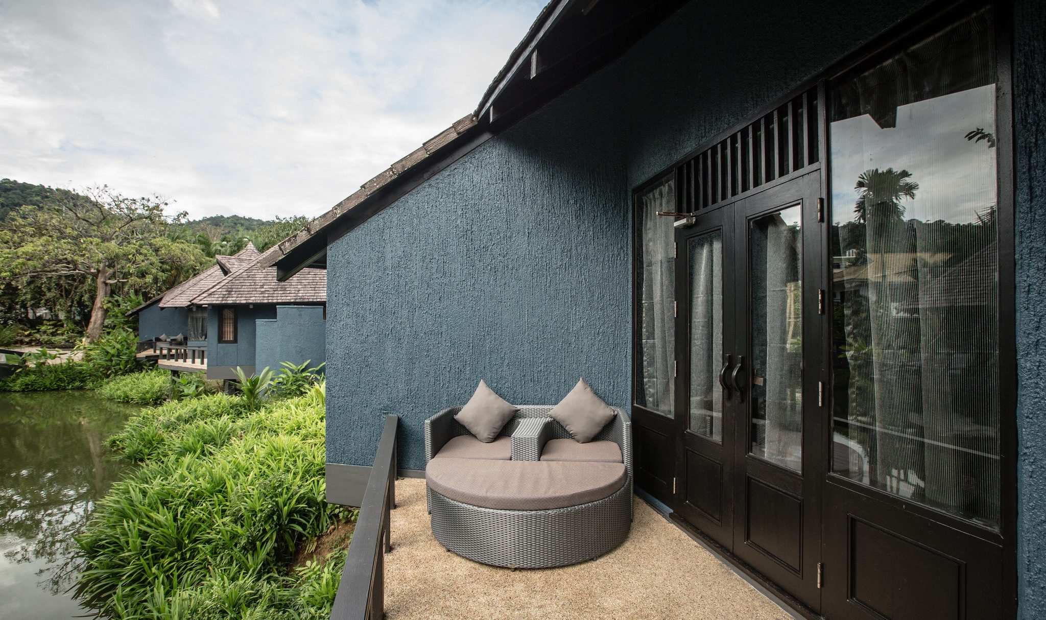 Terras van de Deluxe Cottage